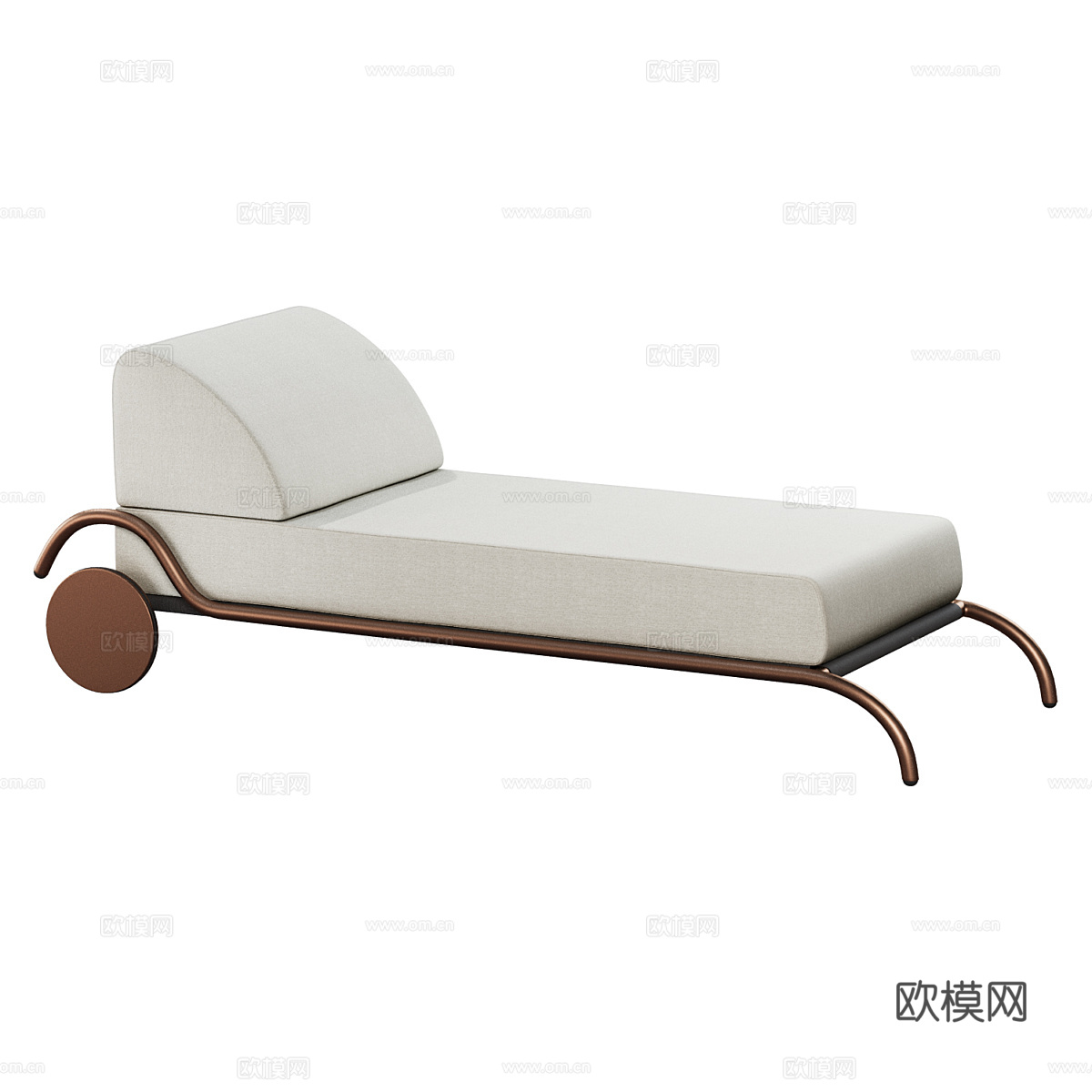 现代简约躺椅 休闲躺椅 户外躺椅3d模型下载