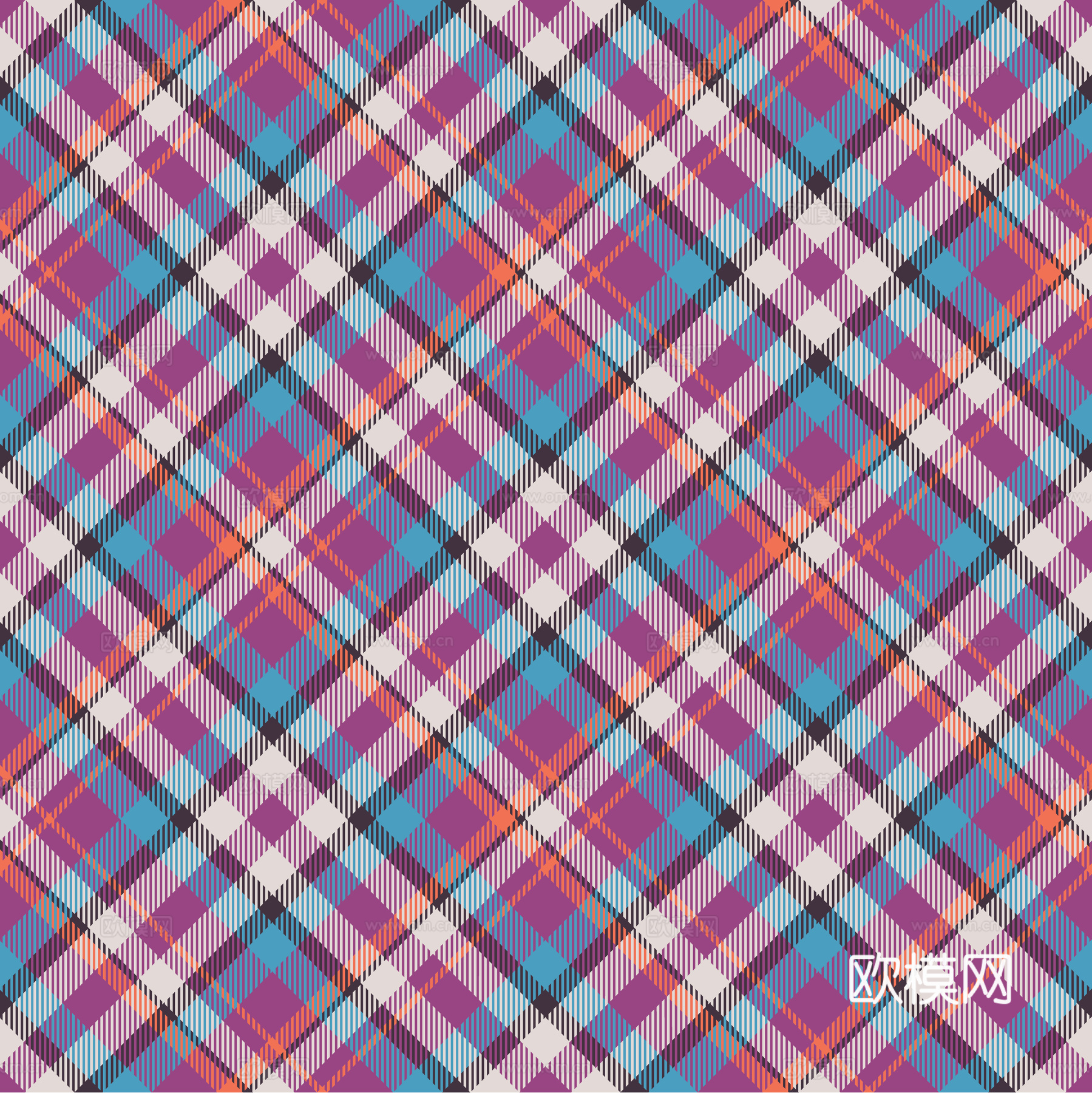 现代网格几何壁纸