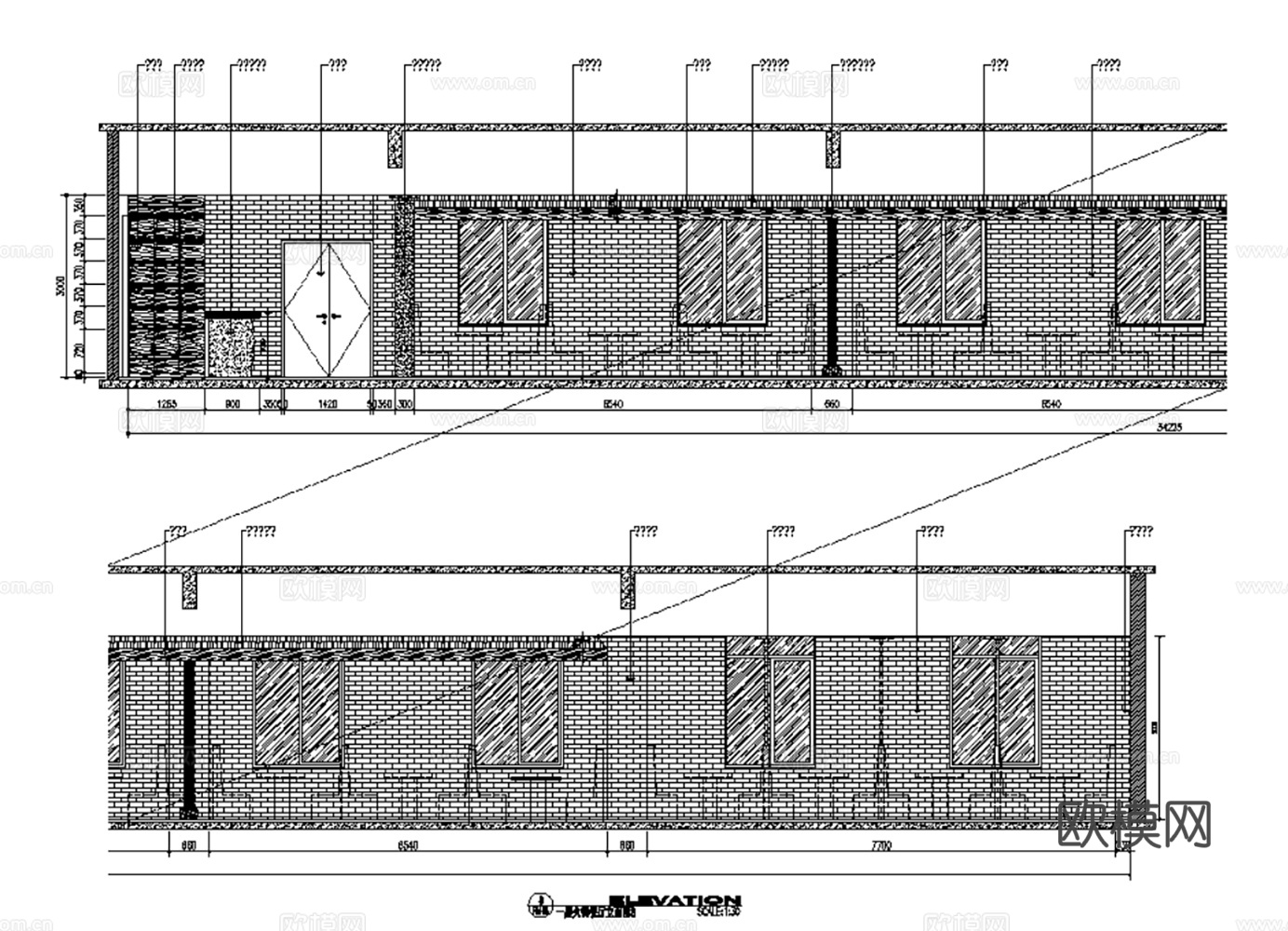 9套自助餐厅室内CAD施工图最近整理合集cad施工图