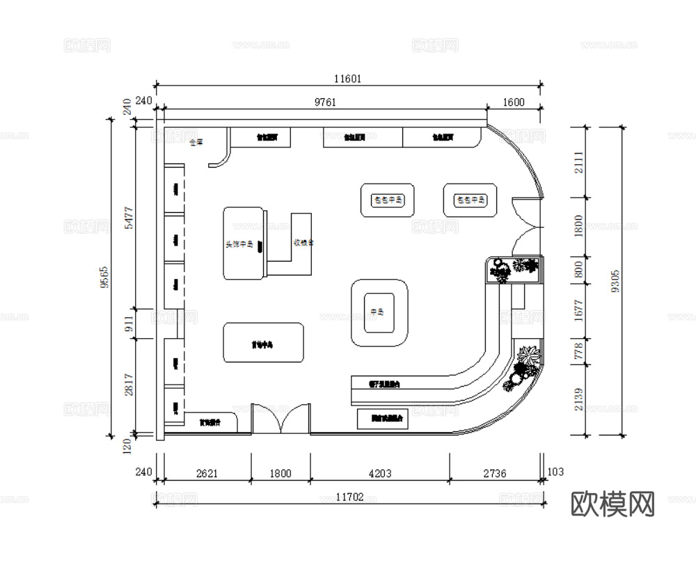 10套文创商店CAD施工图最新整理合集cad施工图