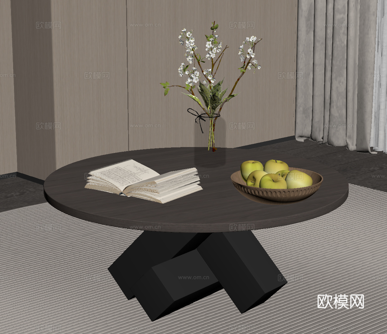 中古茶几su模型