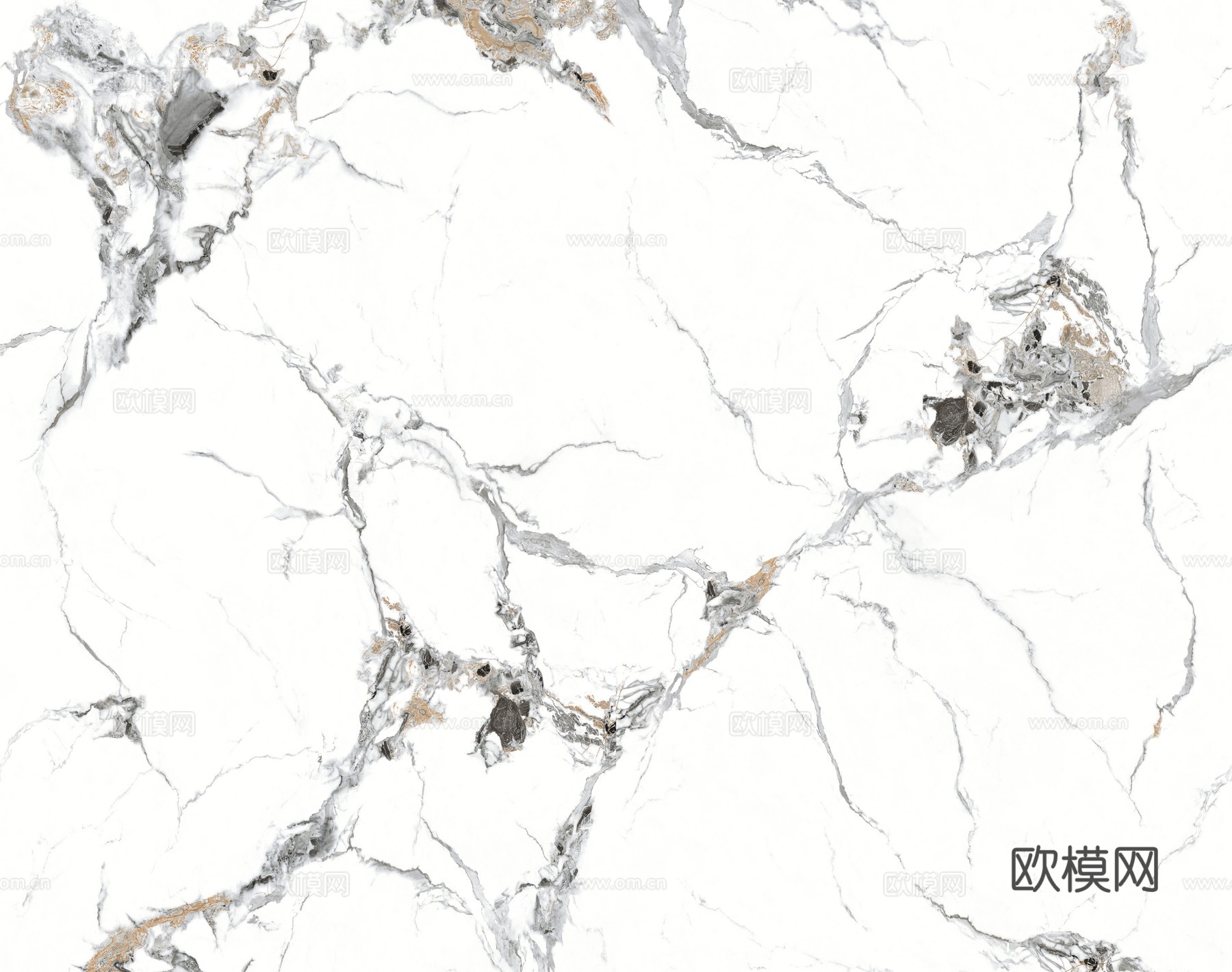 无缝盛夏精灵白色大理石