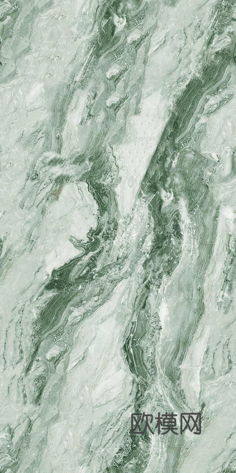 无缝绿色花纹大理石