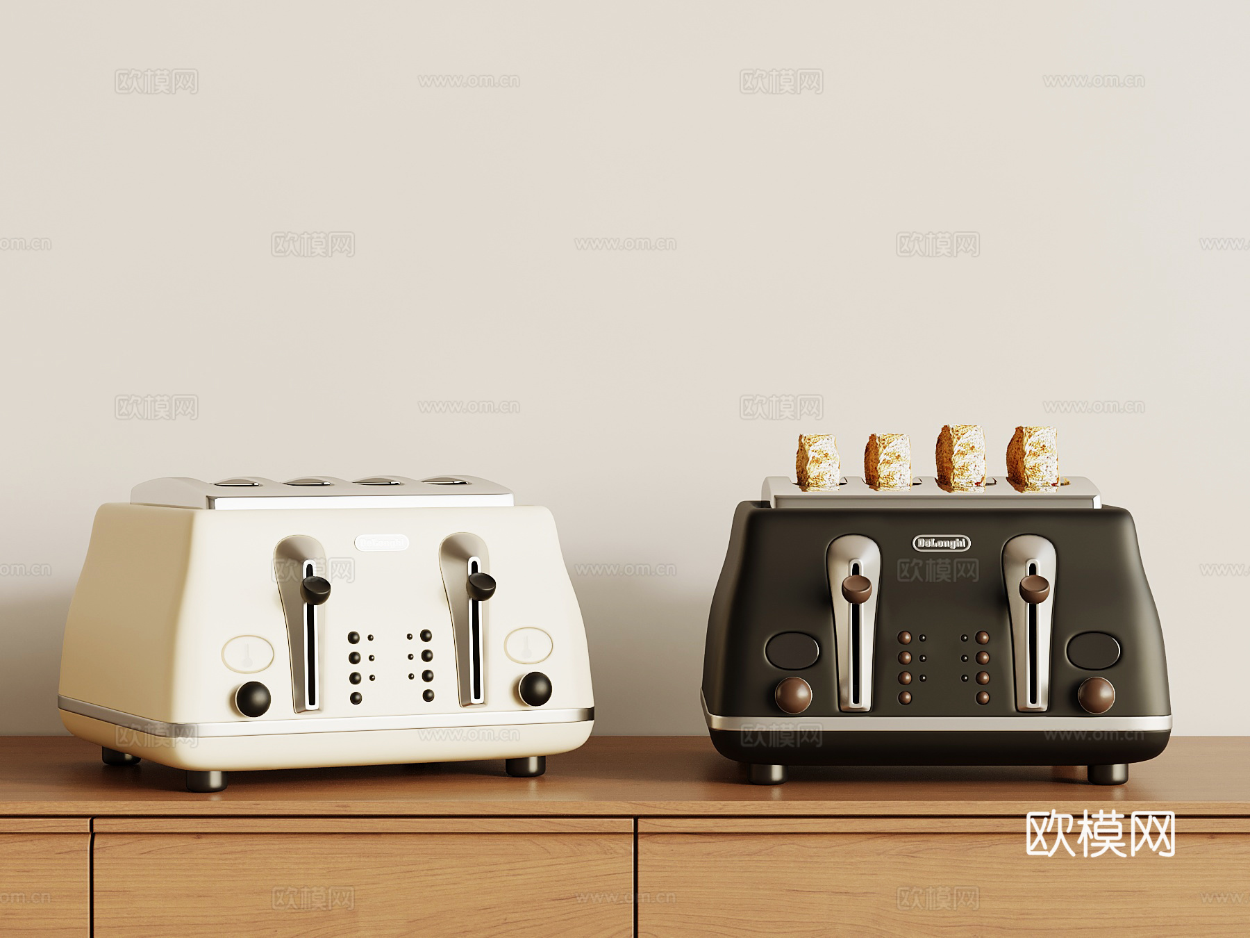 现代面包机su模型
