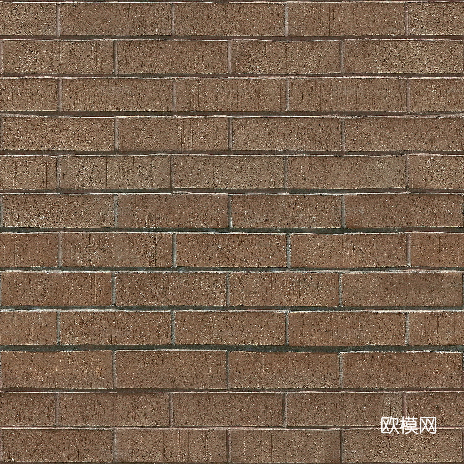 现代砖墙铺装