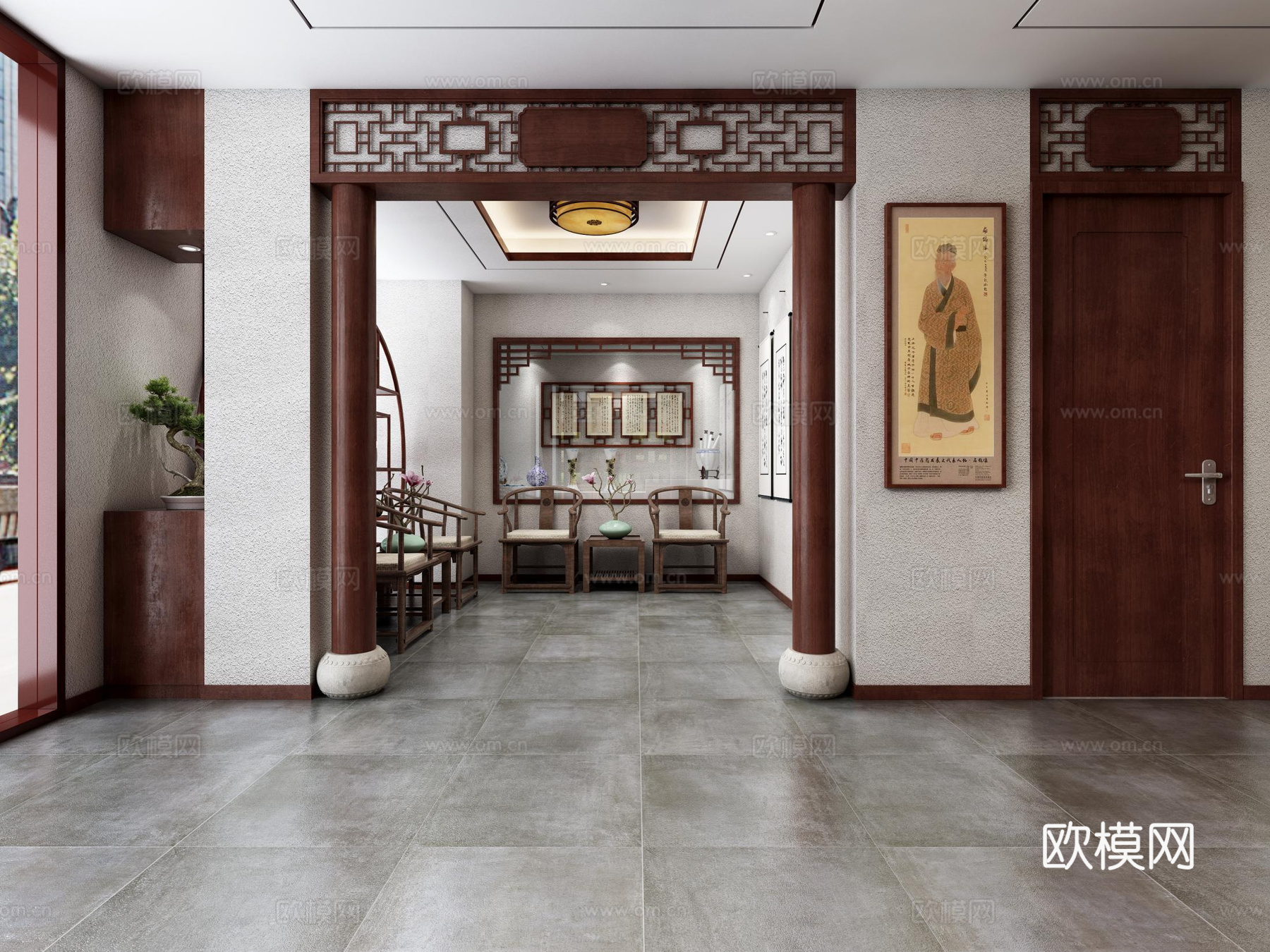 新中式中医馆施工图cad施工图