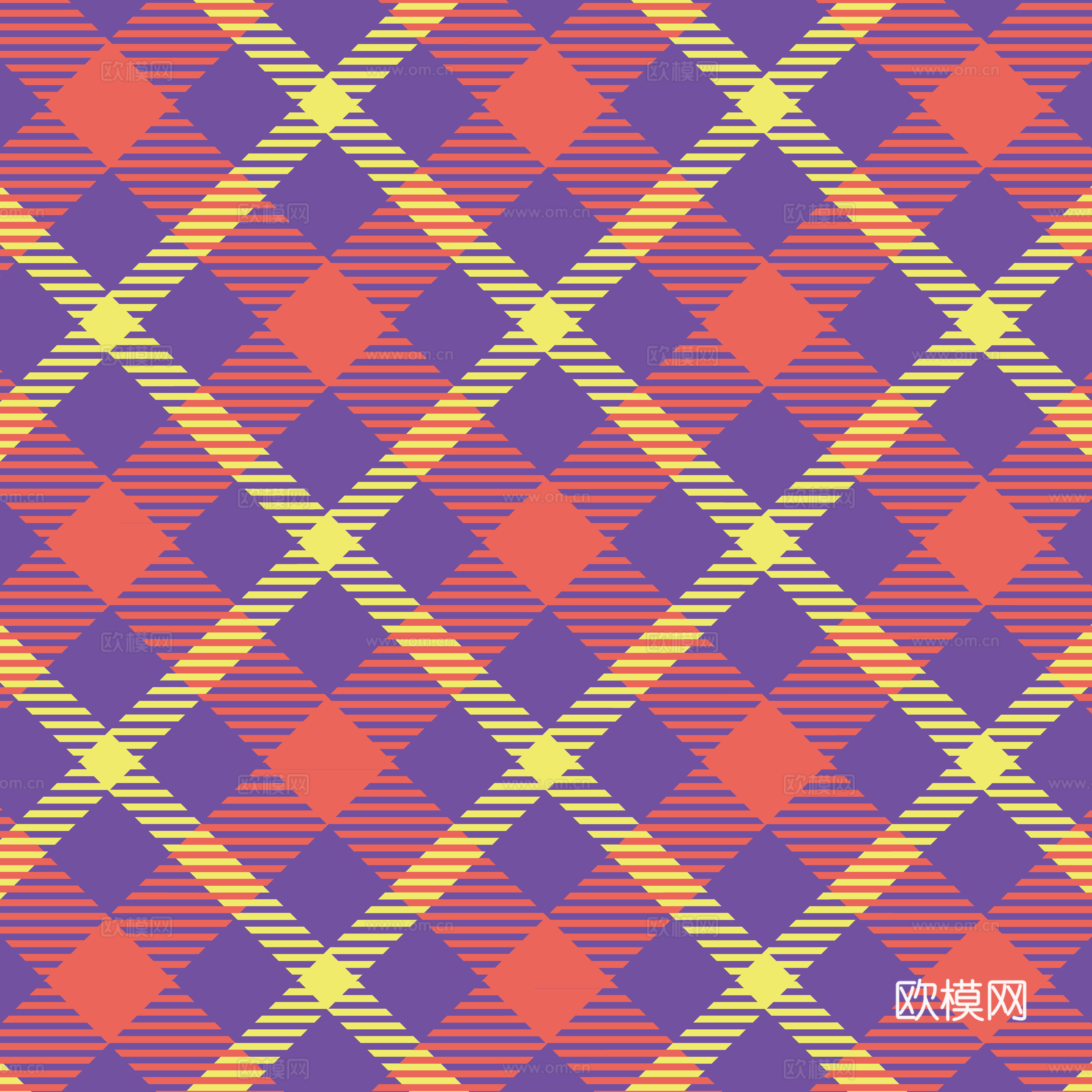 现代网格几何壁纸