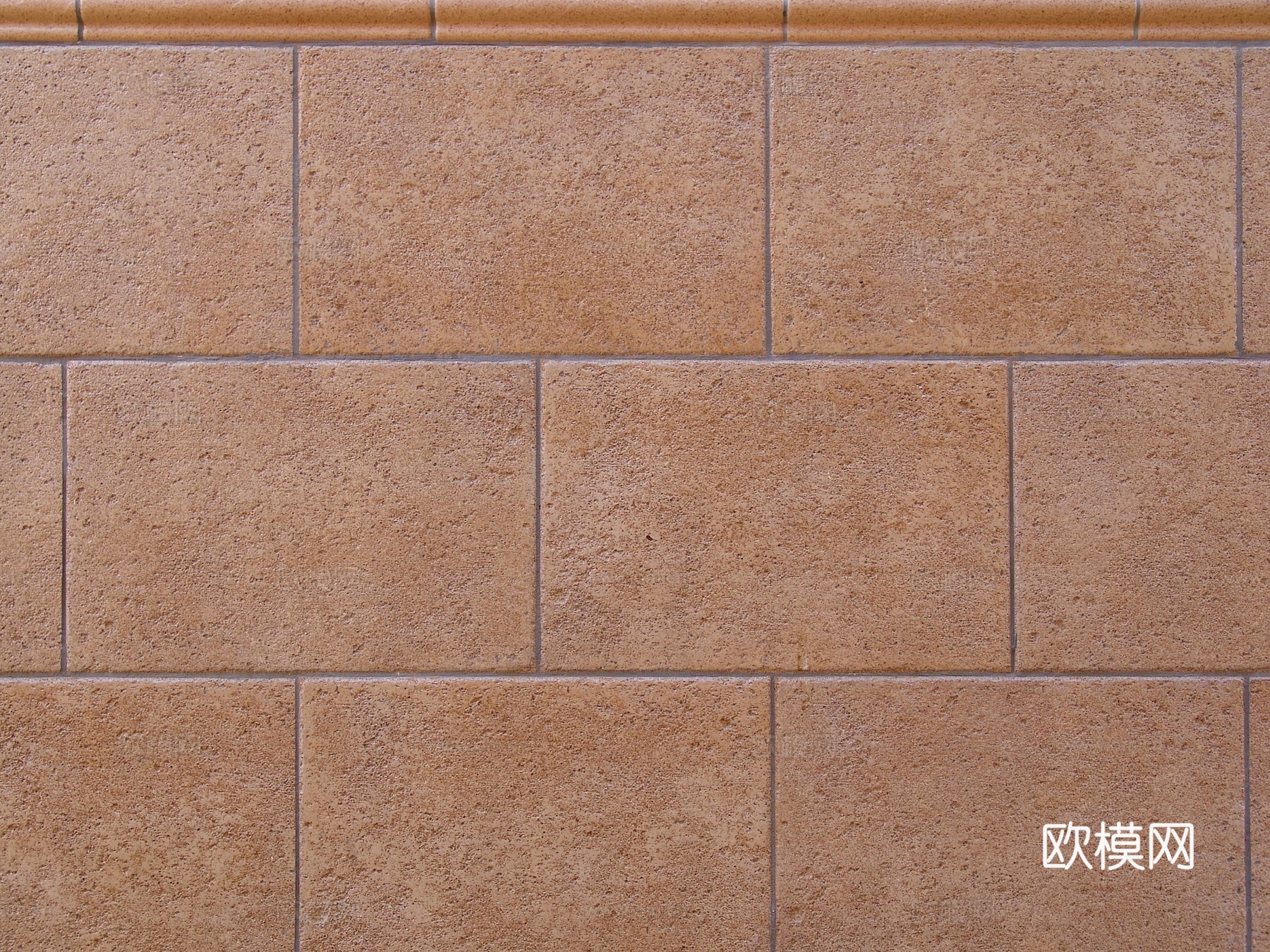 现代砖墙铺装