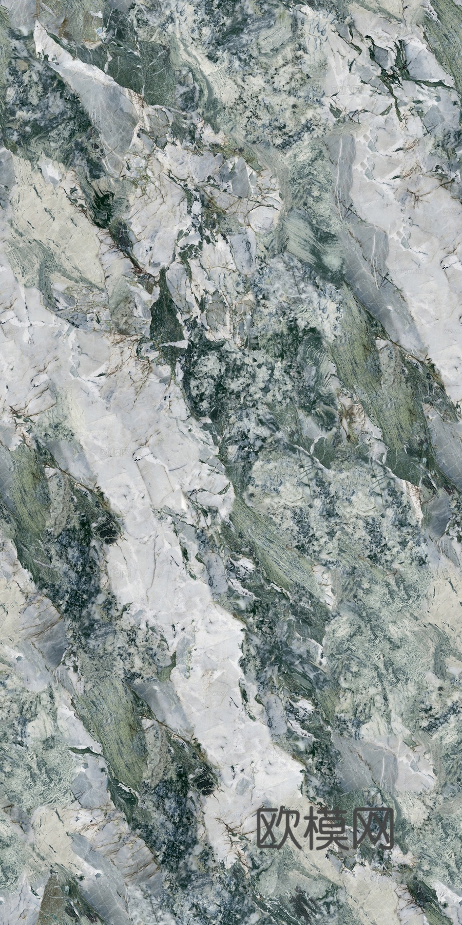 无缝绿色大理石奢石