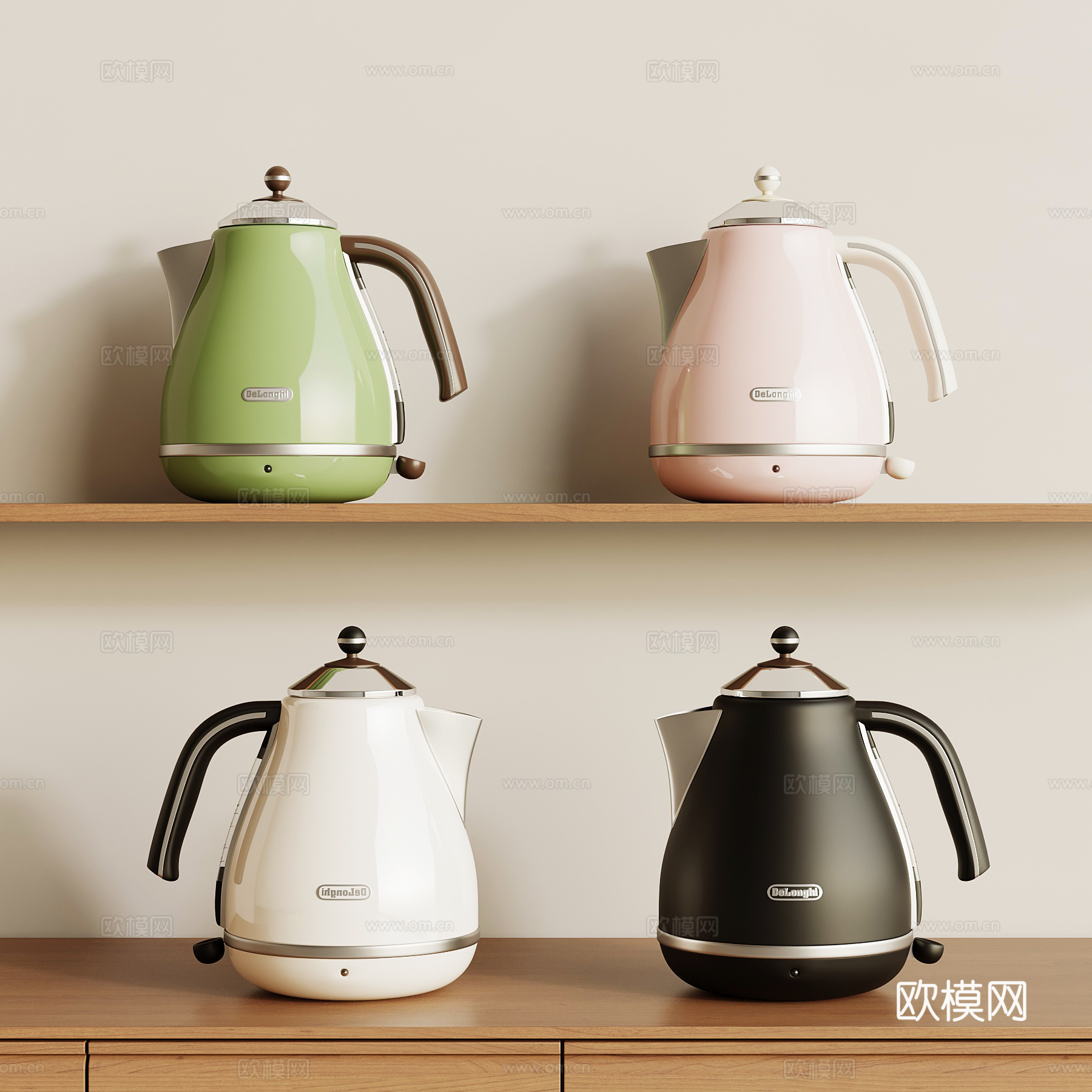 现代水壶 电水壶su模型