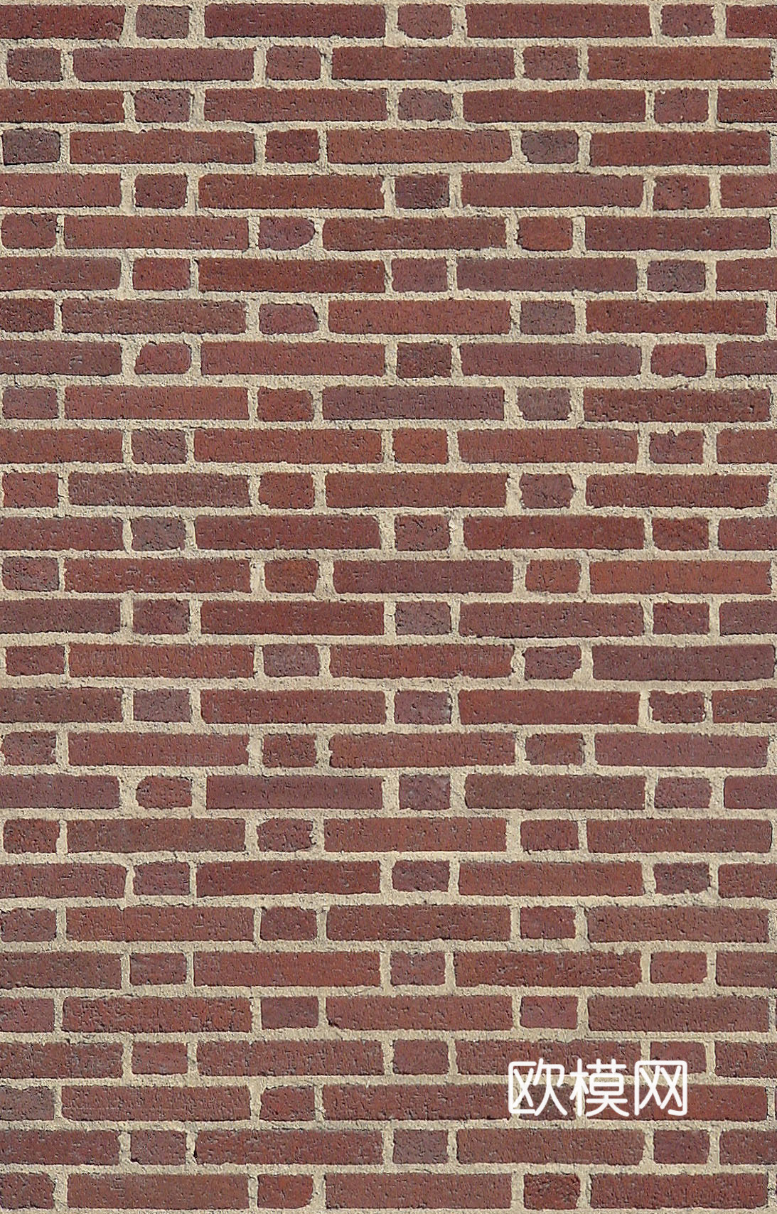 现代砖墙铺装