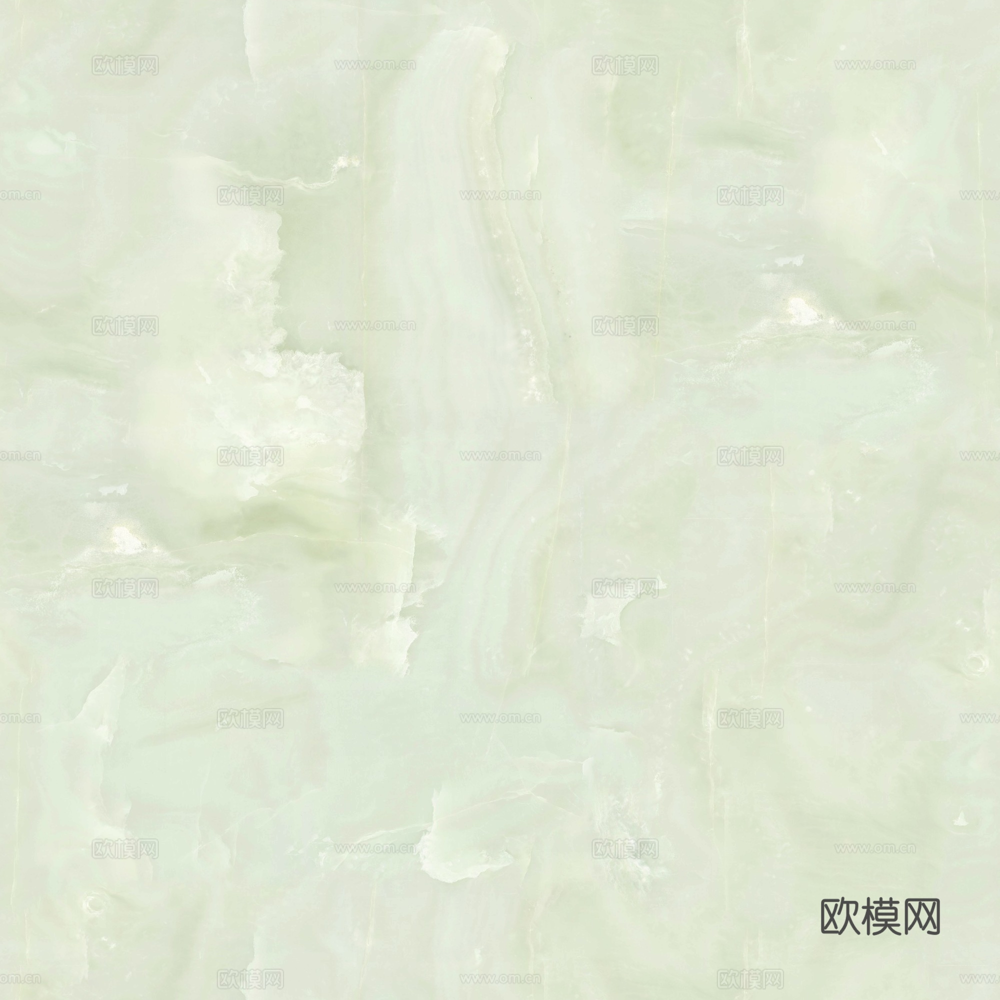 无缝浅绿色玉石大理石透光石