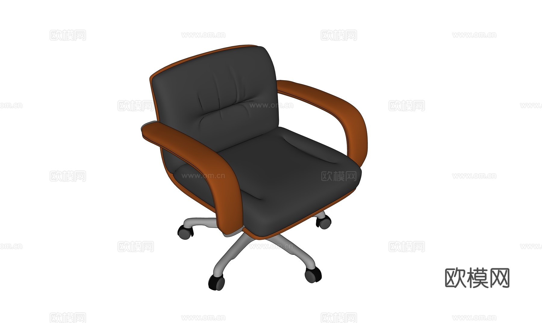 扶手椅、沙发、大堂家具，家居家具，沙发的高分辨率，办公椅su模型下载（渲染图2）