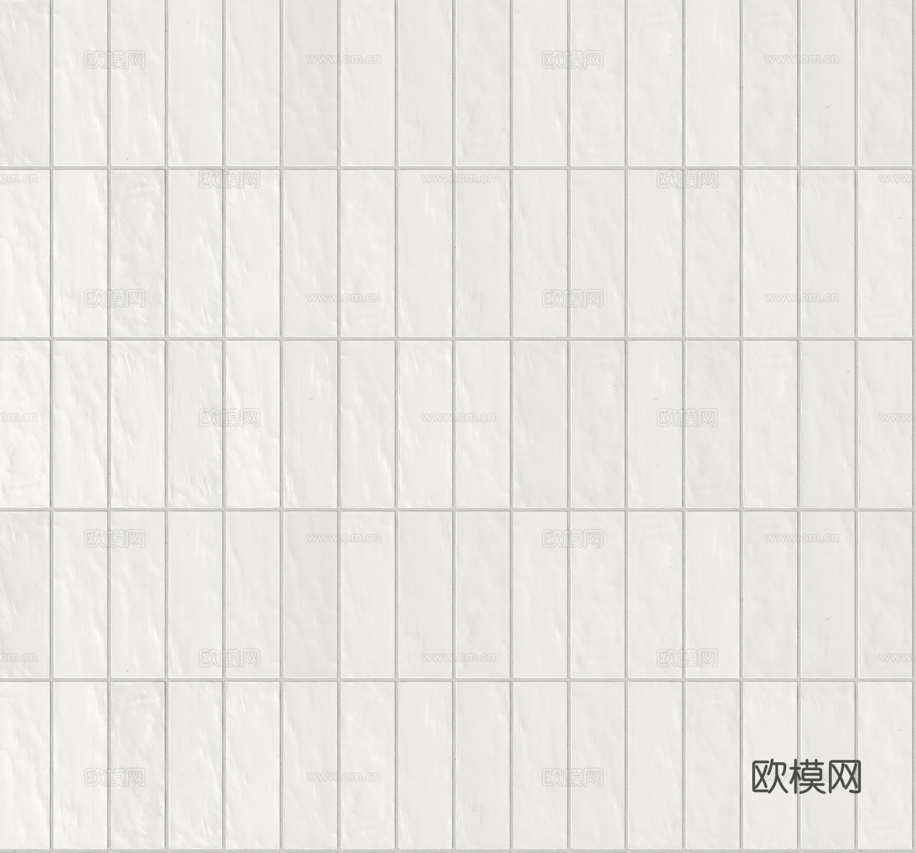 白色瓷砖__无缝奶白色蛋壳光条形砖_厨卫砖