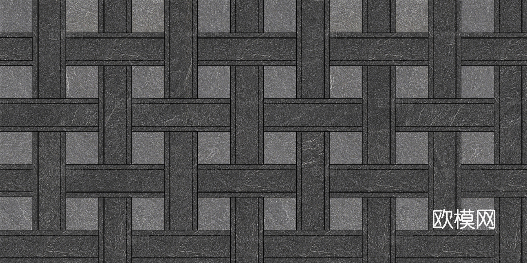 无缝地面精品跳色砖铺装