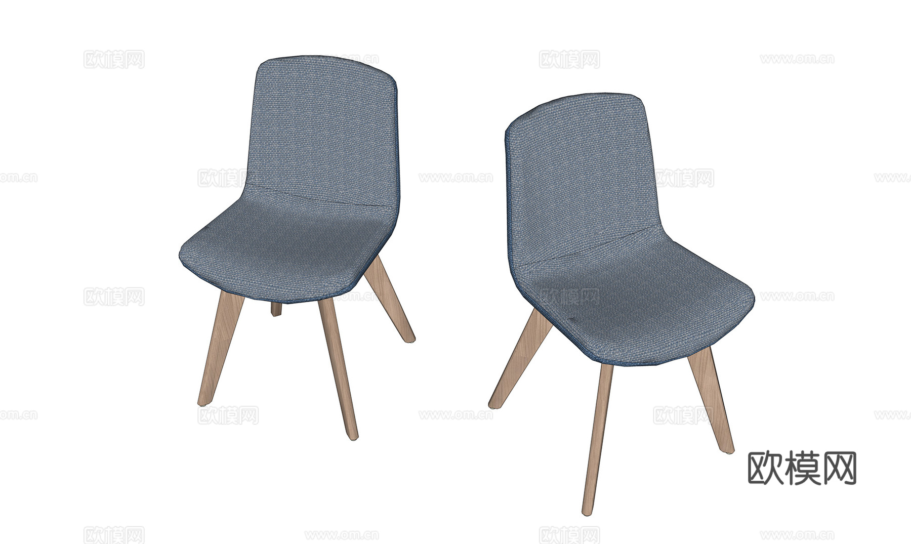 现代休闲单椅su模型