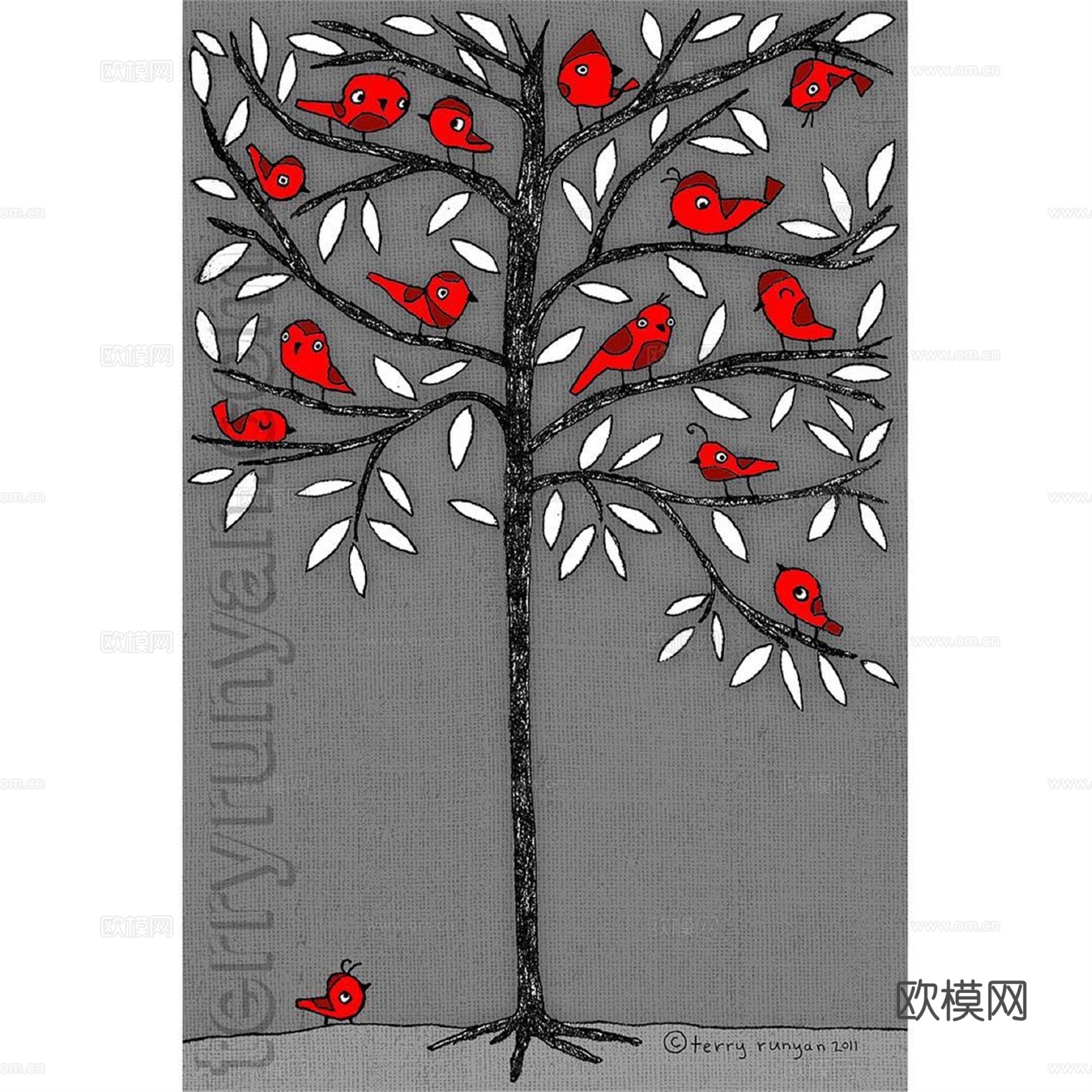 可爱动物手绘创意童趣插画猫咪动物插画治愈系插画可爱儿童插画下载