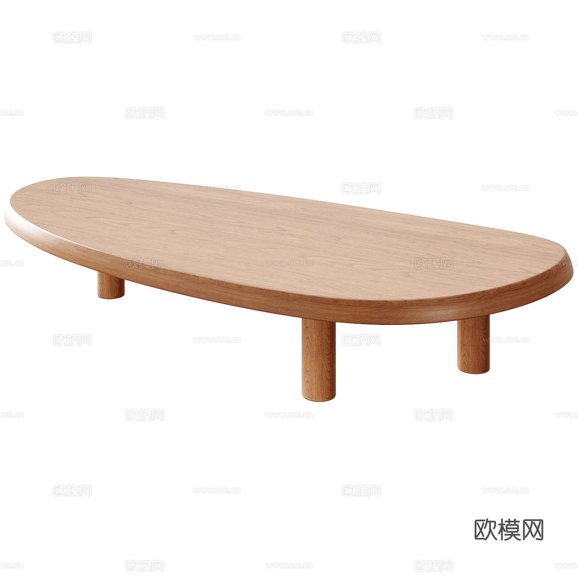 Table en forme3d模型下载（渲染图2）