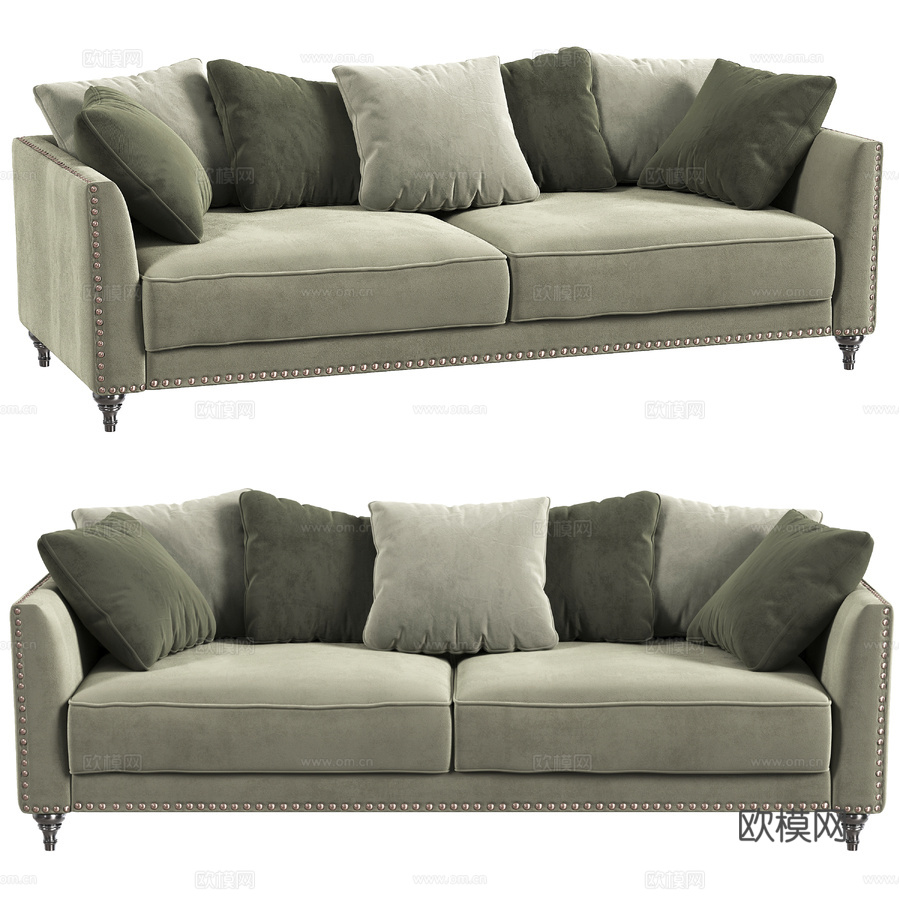 UNA NOVEDA沙发3d模型下载