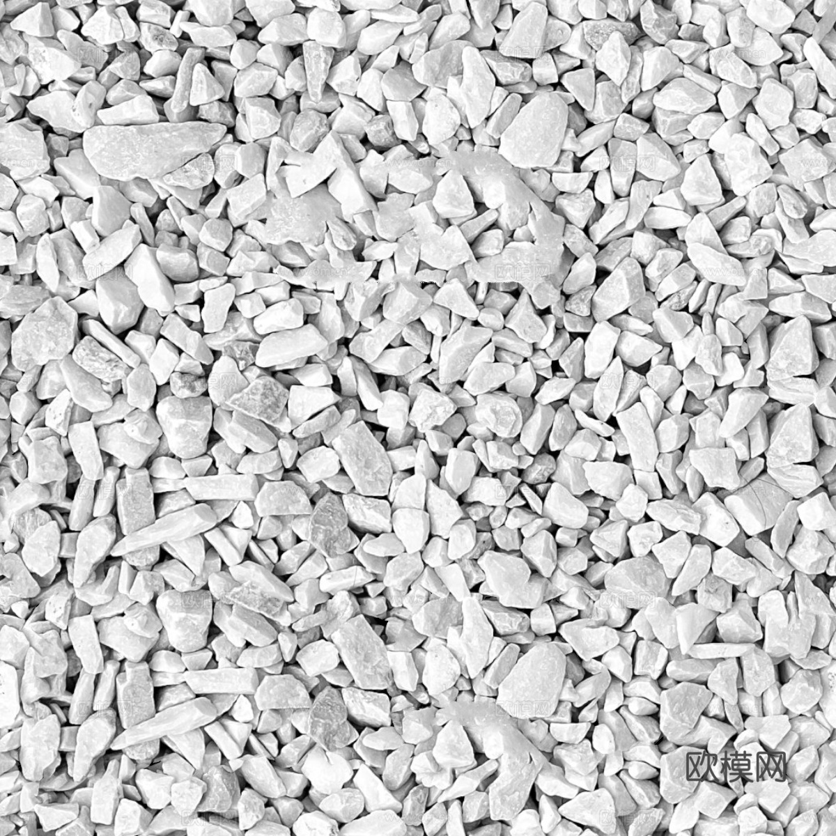 白色碎石砾石11