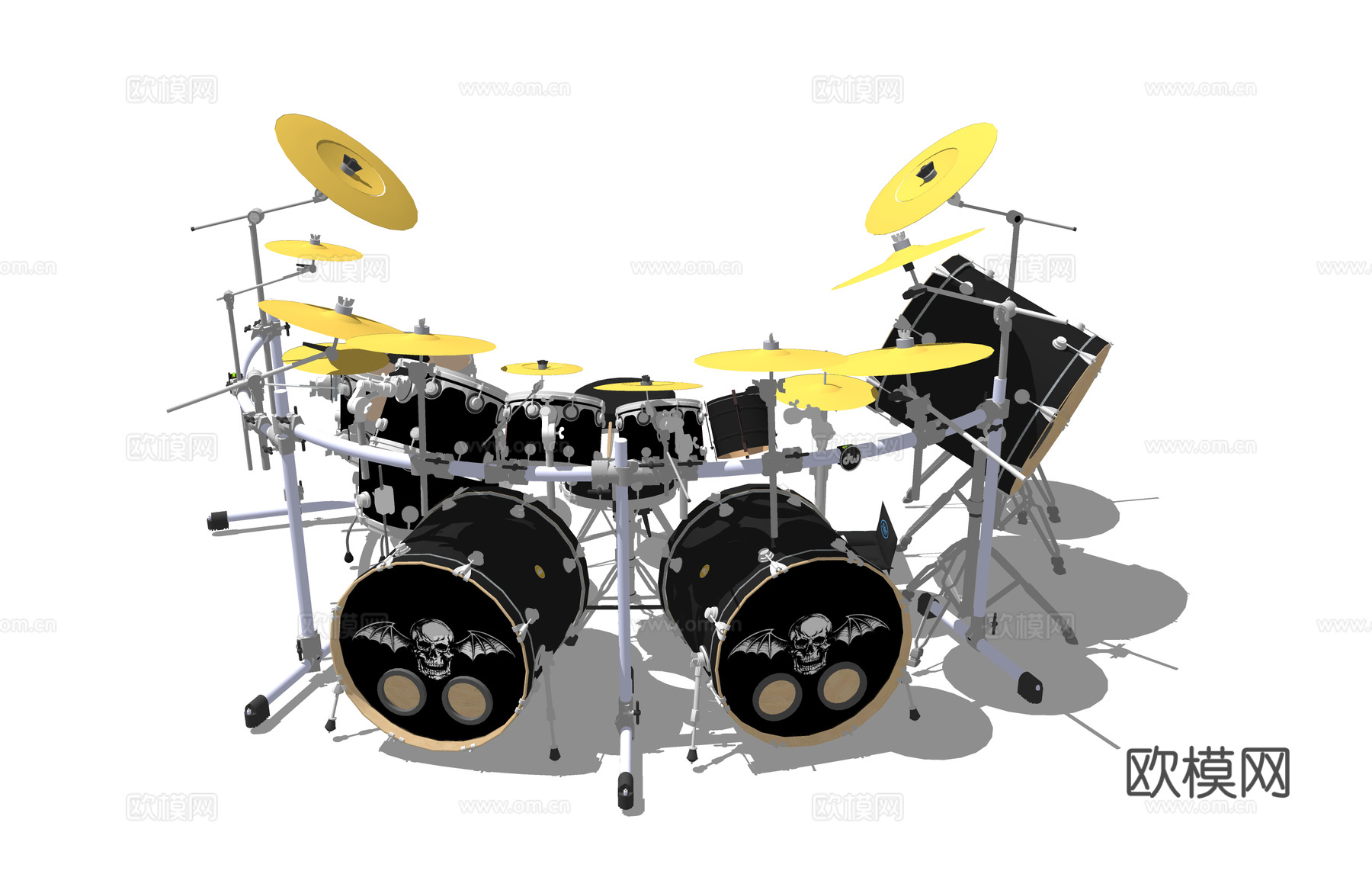 机器 工装 设备su模型