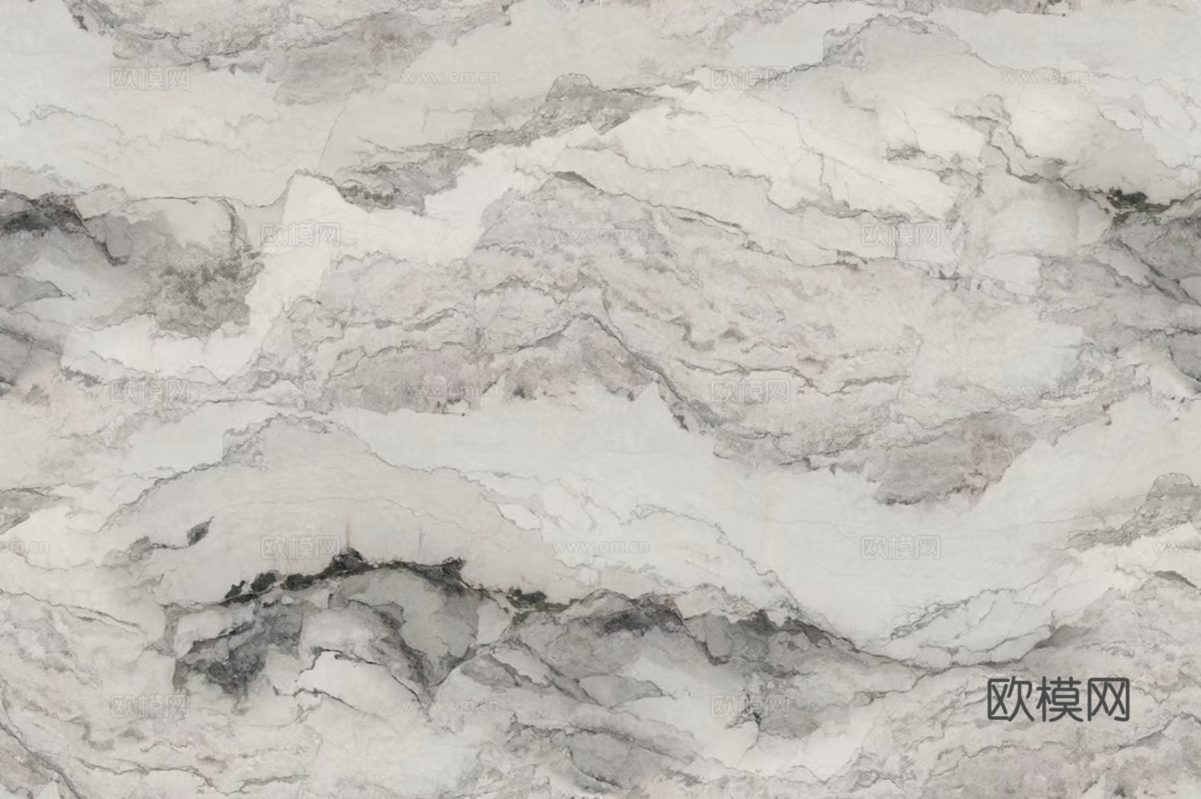 烟雨江南大理石_灰色无缝大理石