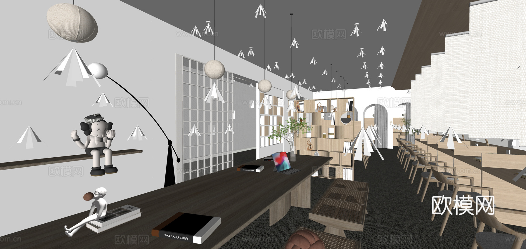 博物馆 剧院 电影院 幼儿园 展厅 图书馆 医疗门诊su模型