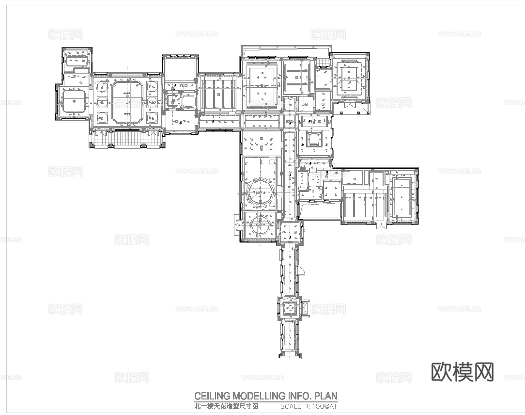 高档办公会所 最新全套施工图 效果图合集cad施工图