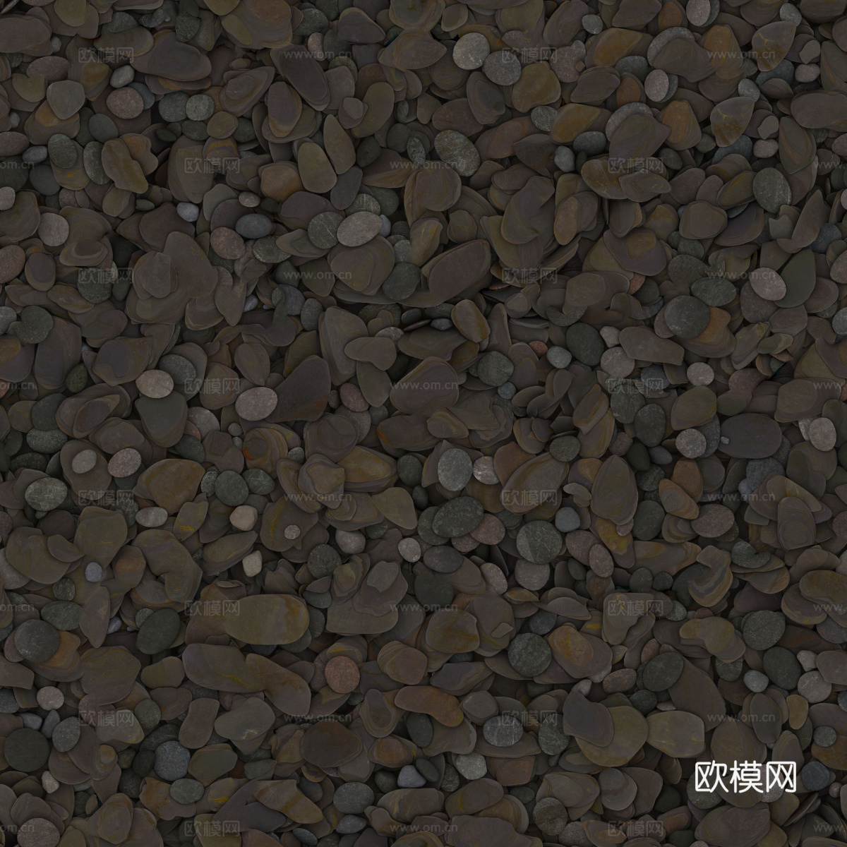 黑色鹅卵石贴图45