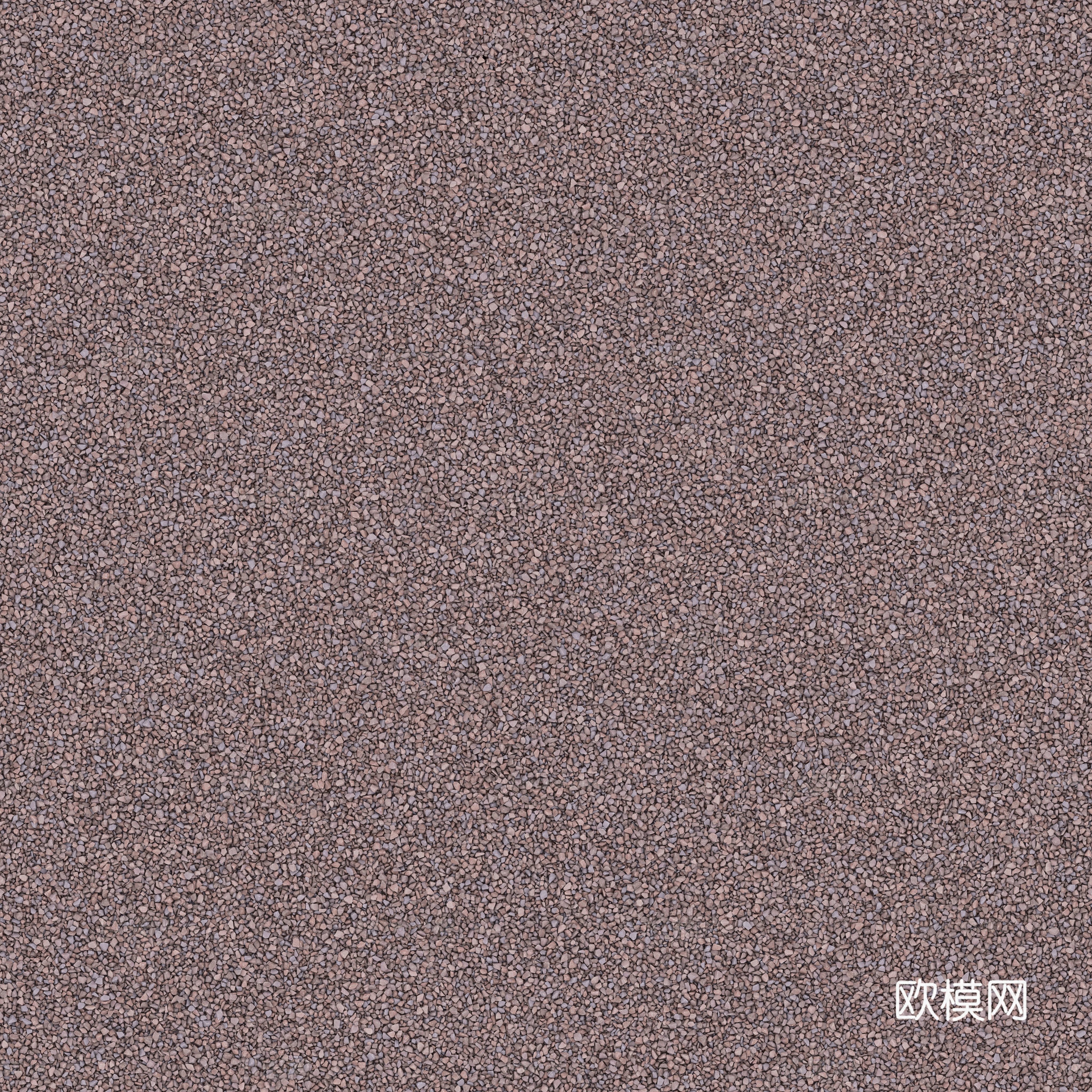 现代砾石地面铺装