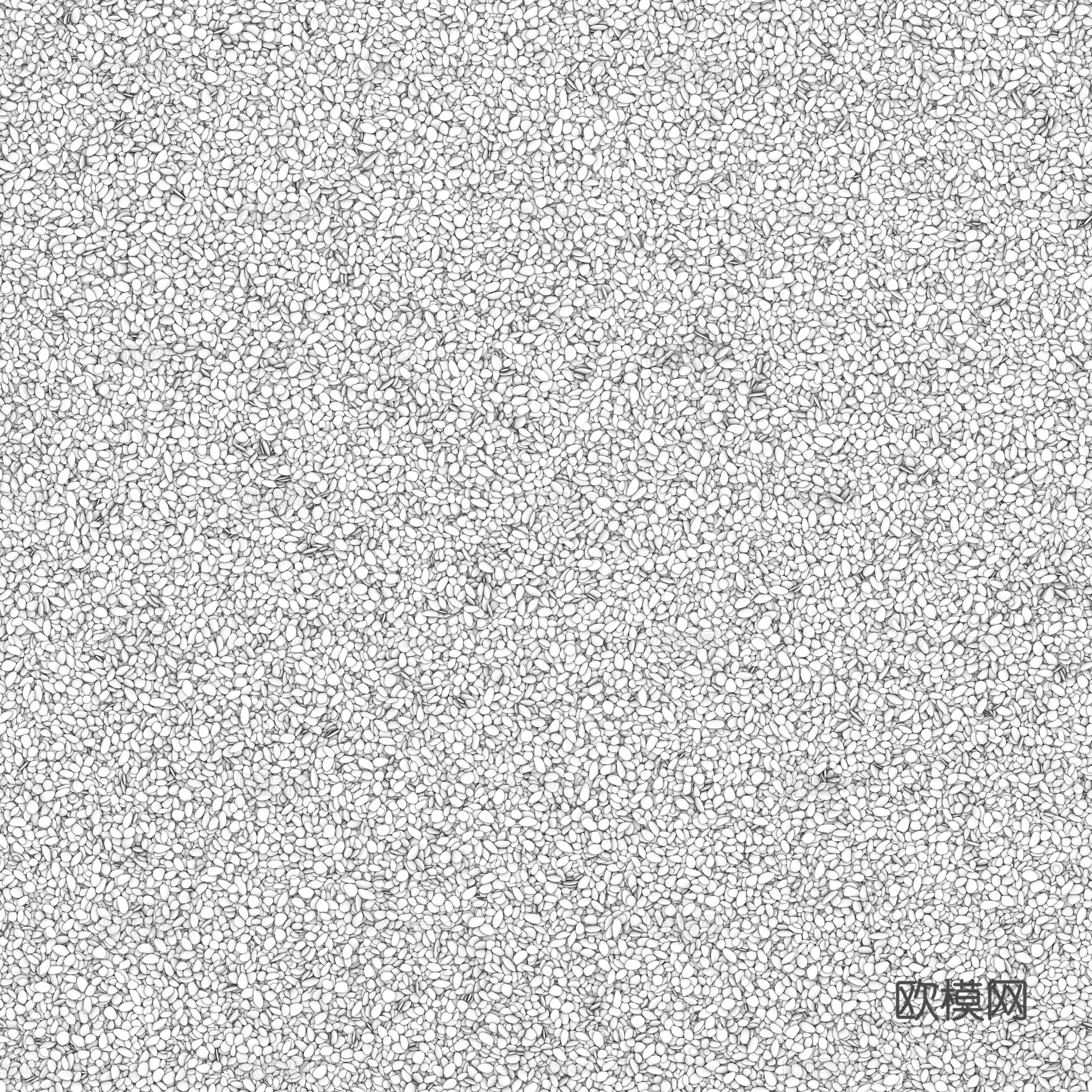 现代砾石地面铺装