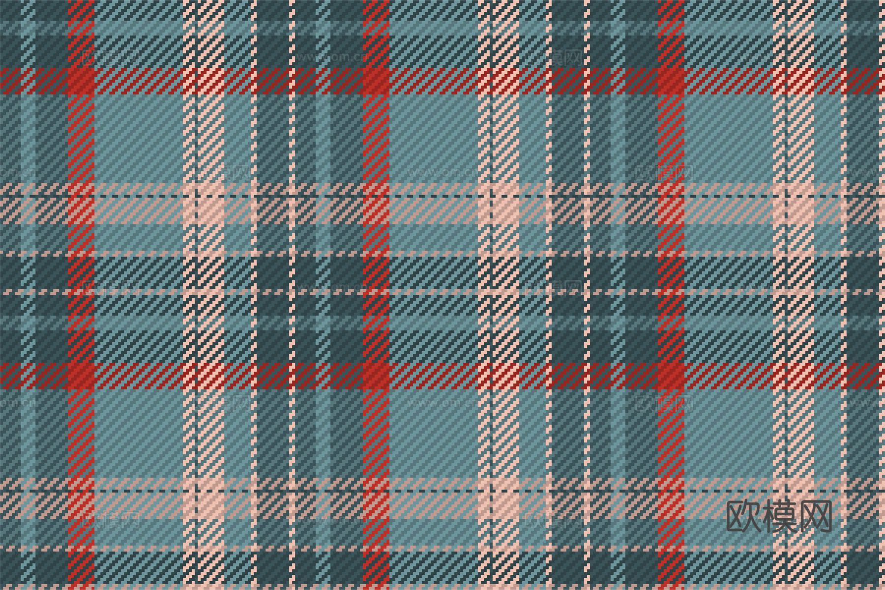 现代格纹壁纸墙布