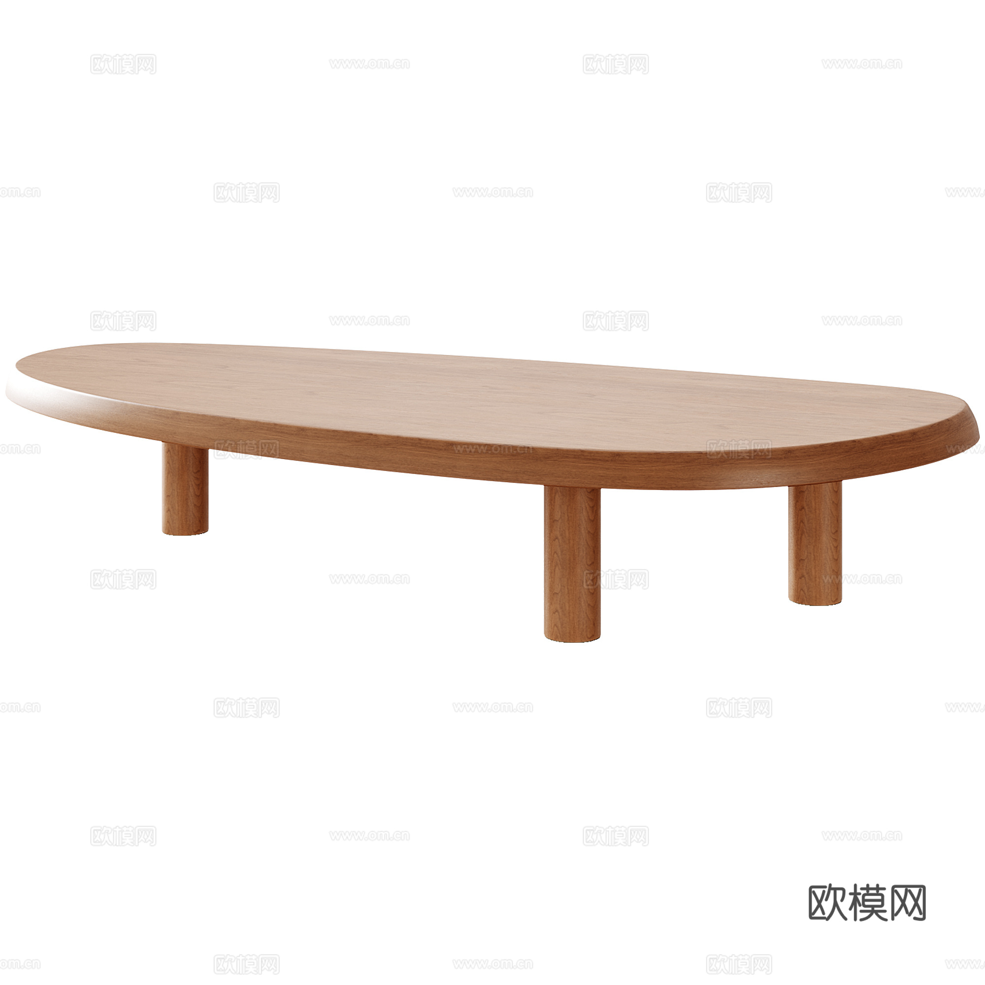 Table en forme3d模型下载（渲染图1）
