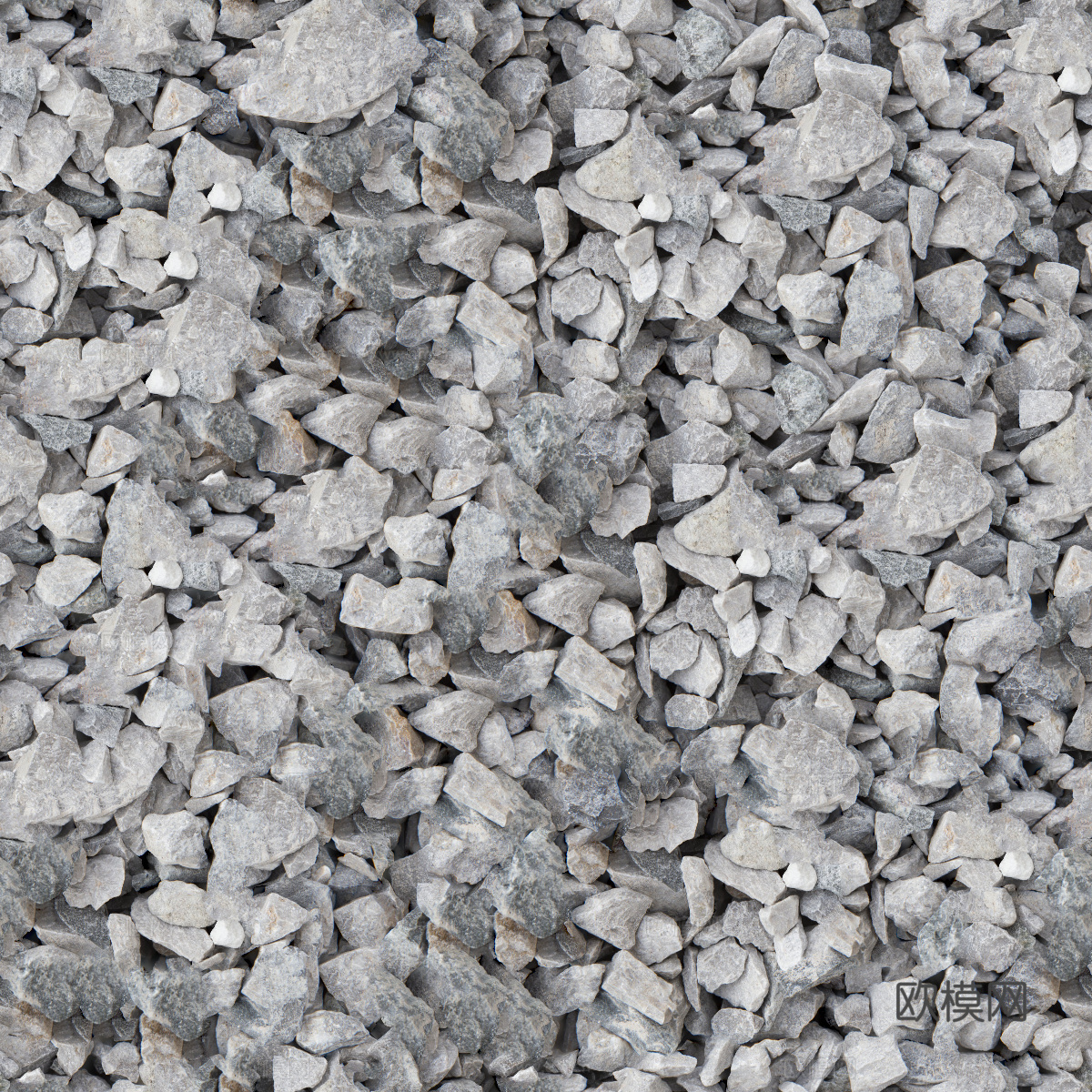 灰色碎石砾石6