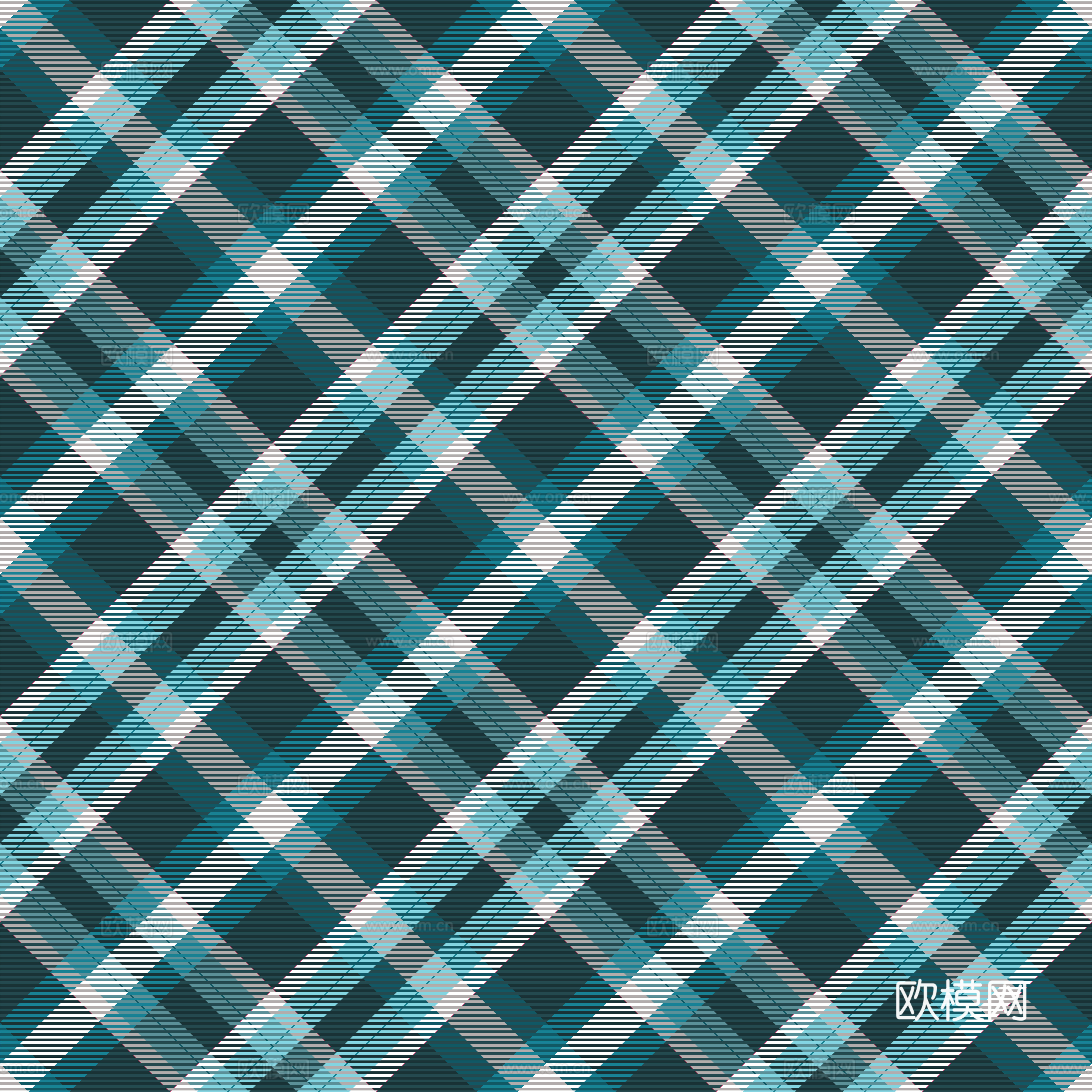 现代格纹壁纸墙布