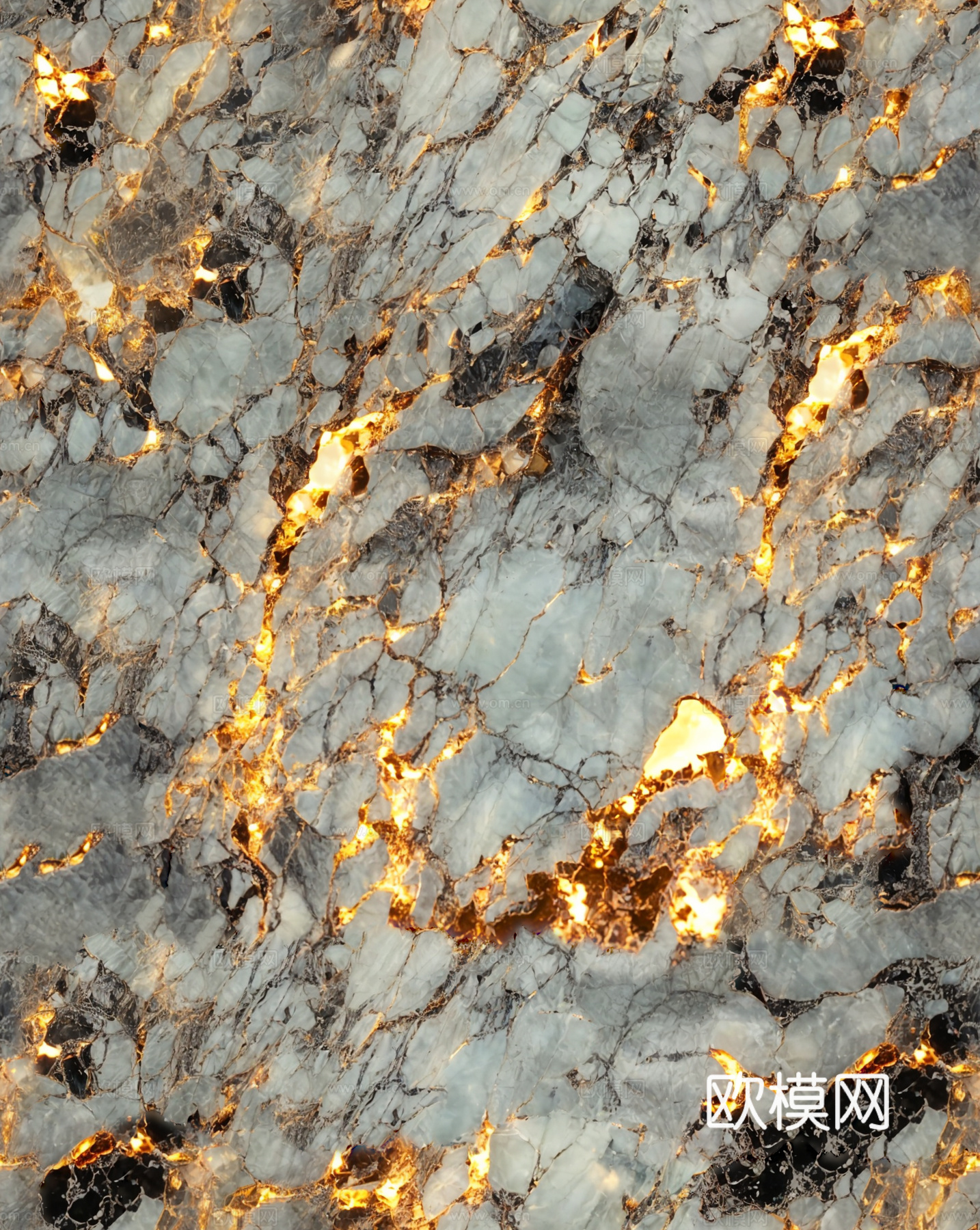 顶级无缝透光奢石_发光奢石大理石