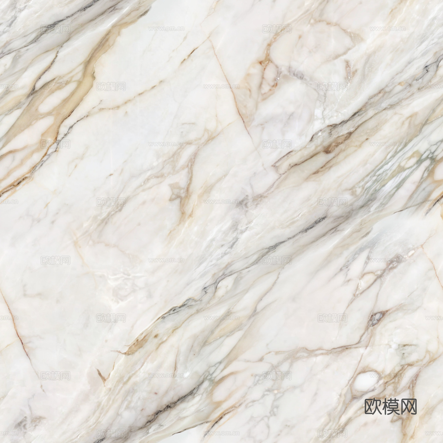 冷金丝翡翠大理石