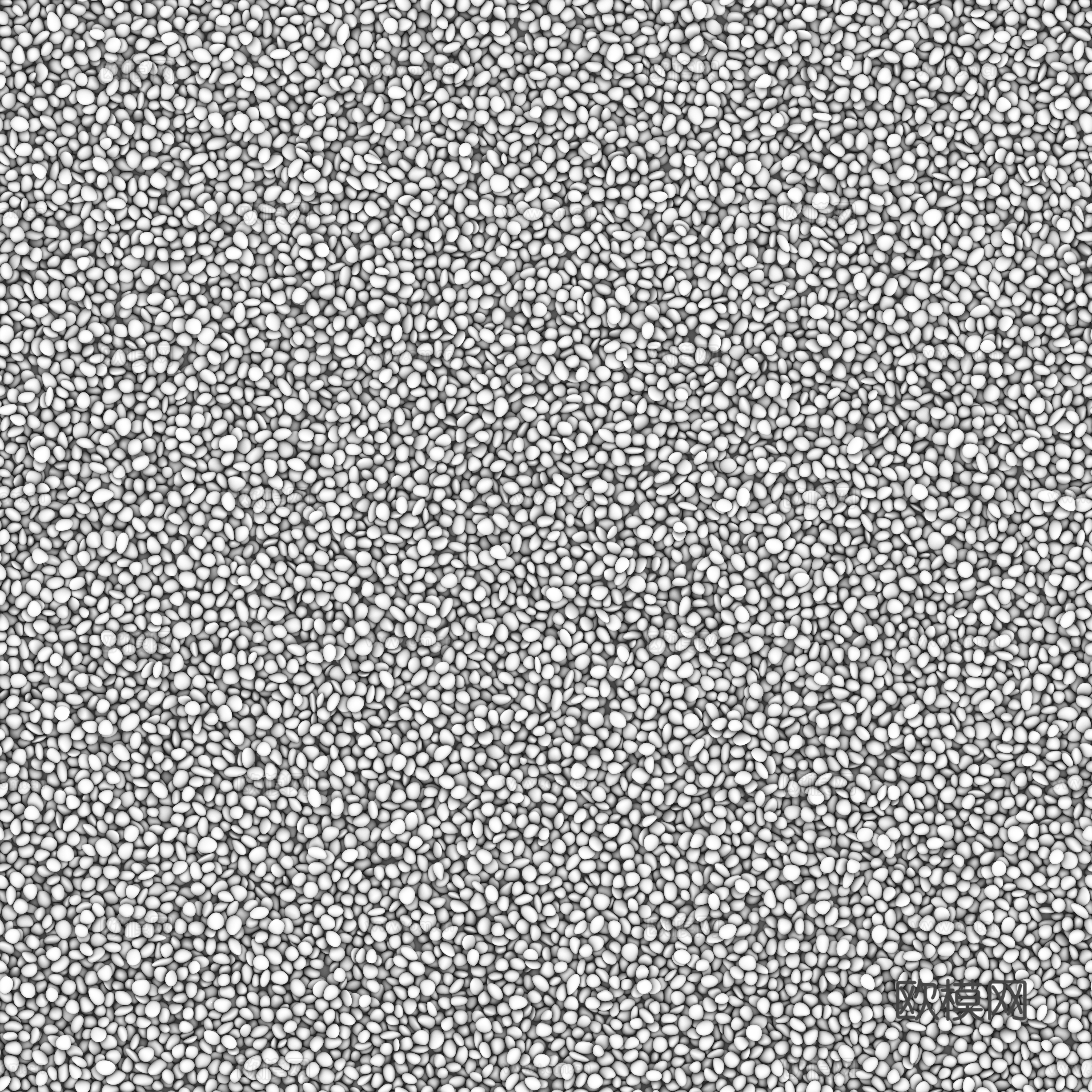 现代砾石地面铺装