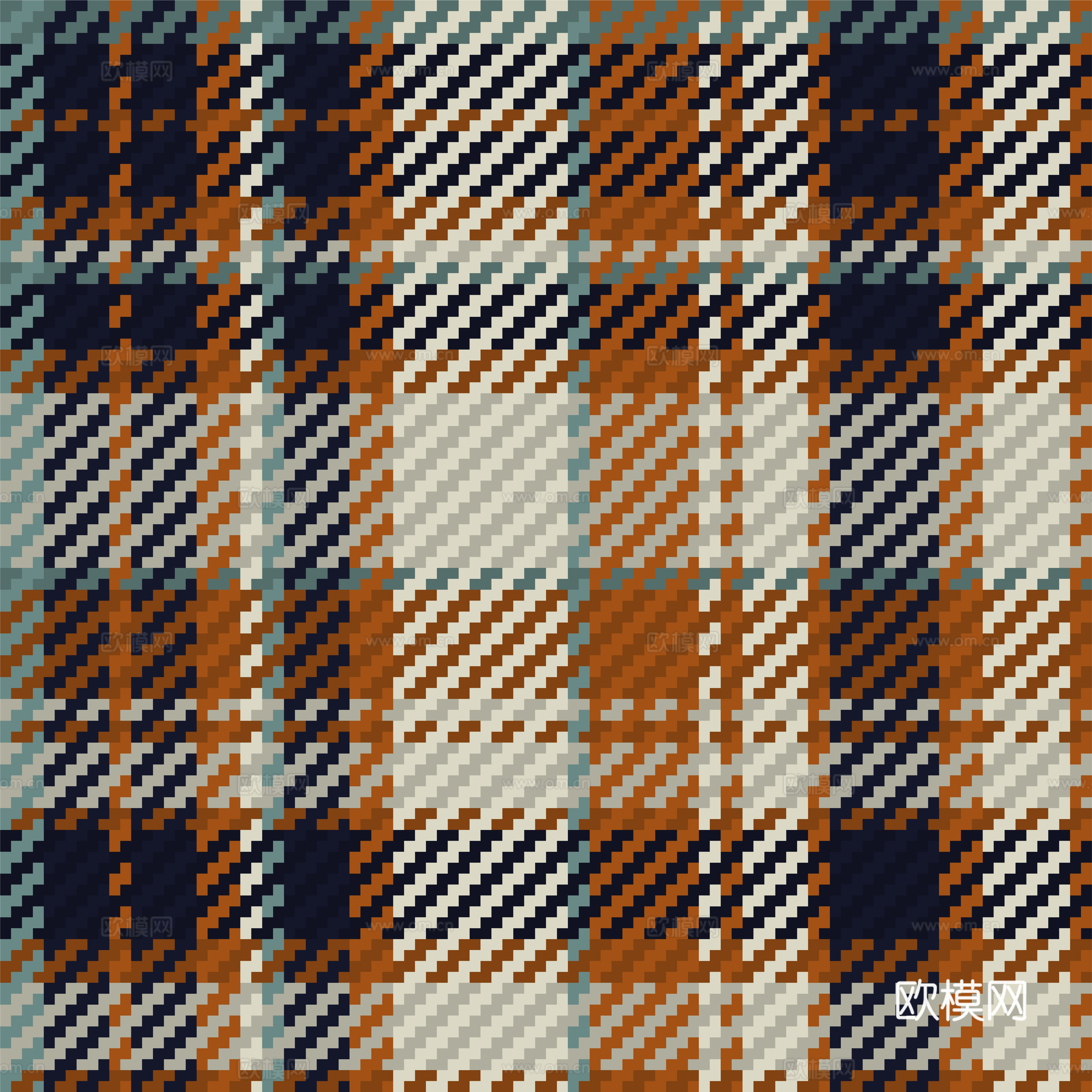 现代格纹壁纸墙布