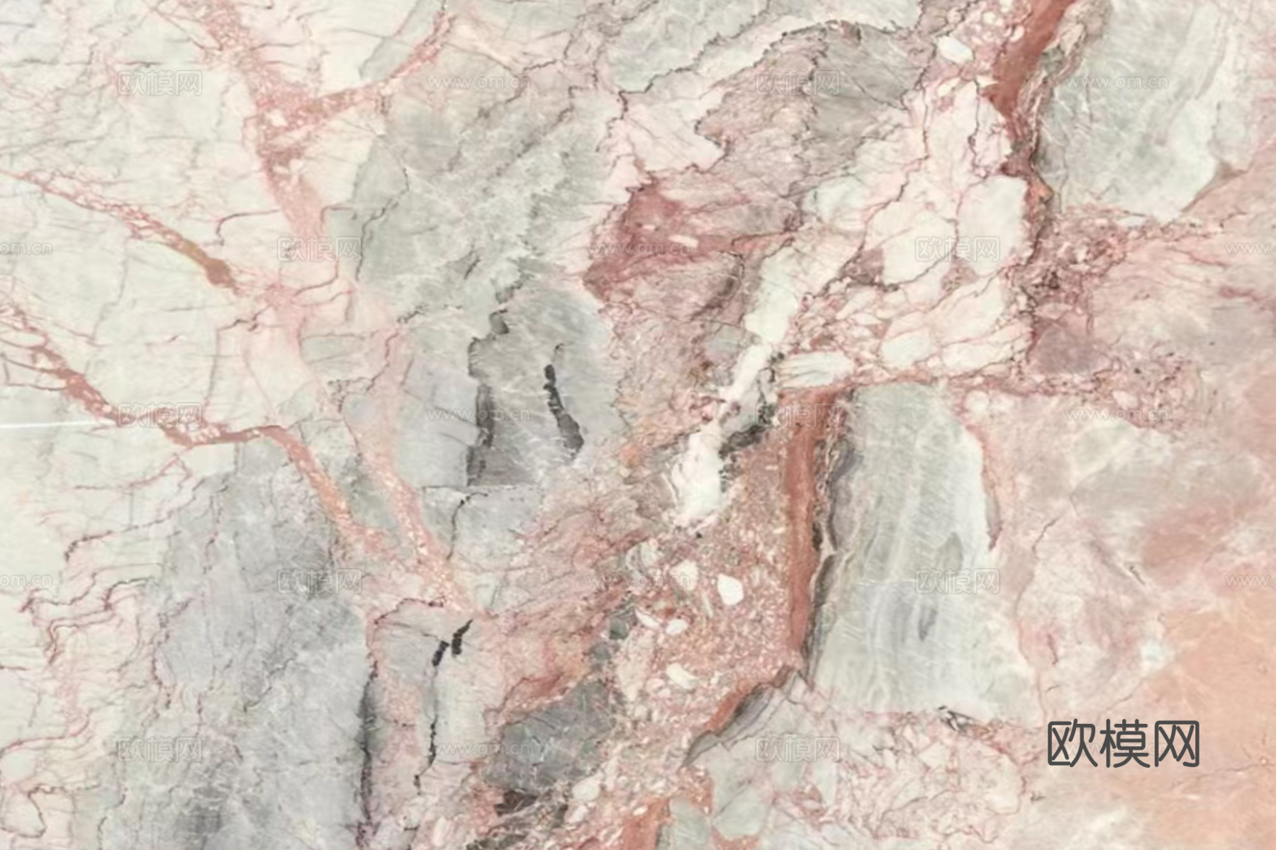现代奶油粉色大理石_暖色大理石