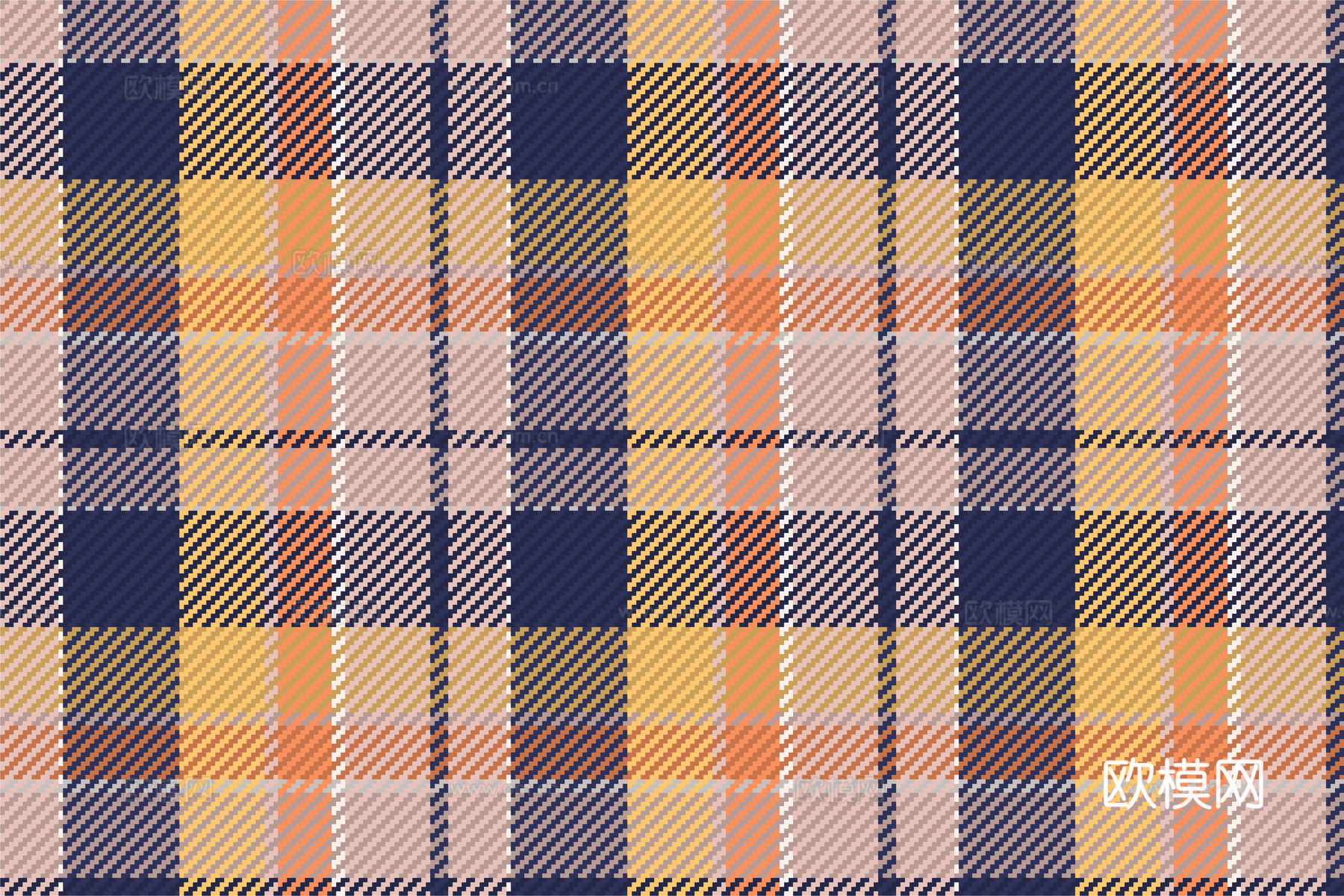 现代格纹壁纸墙布