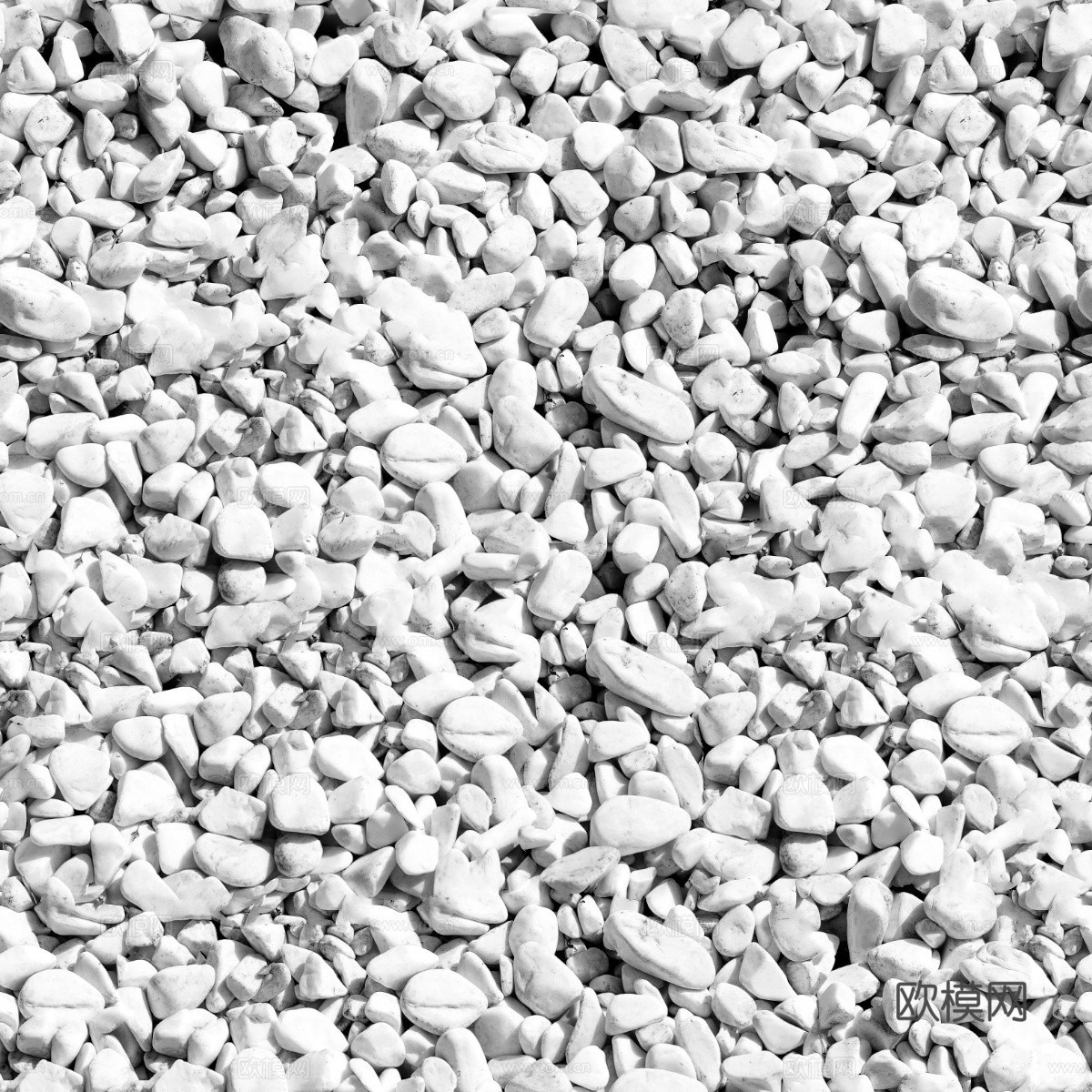 白色鹅卵石贴图15