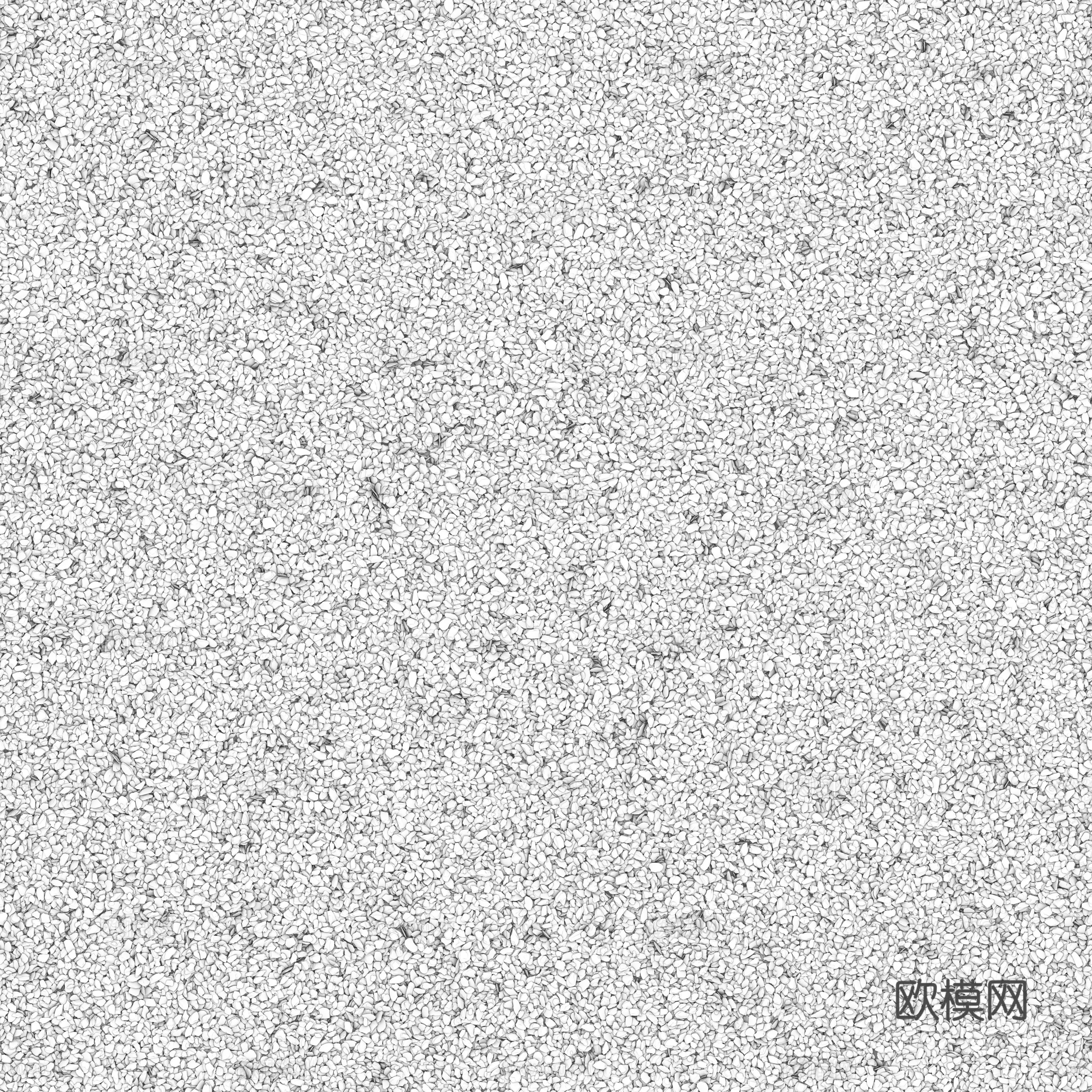 现代砾石地面铺装