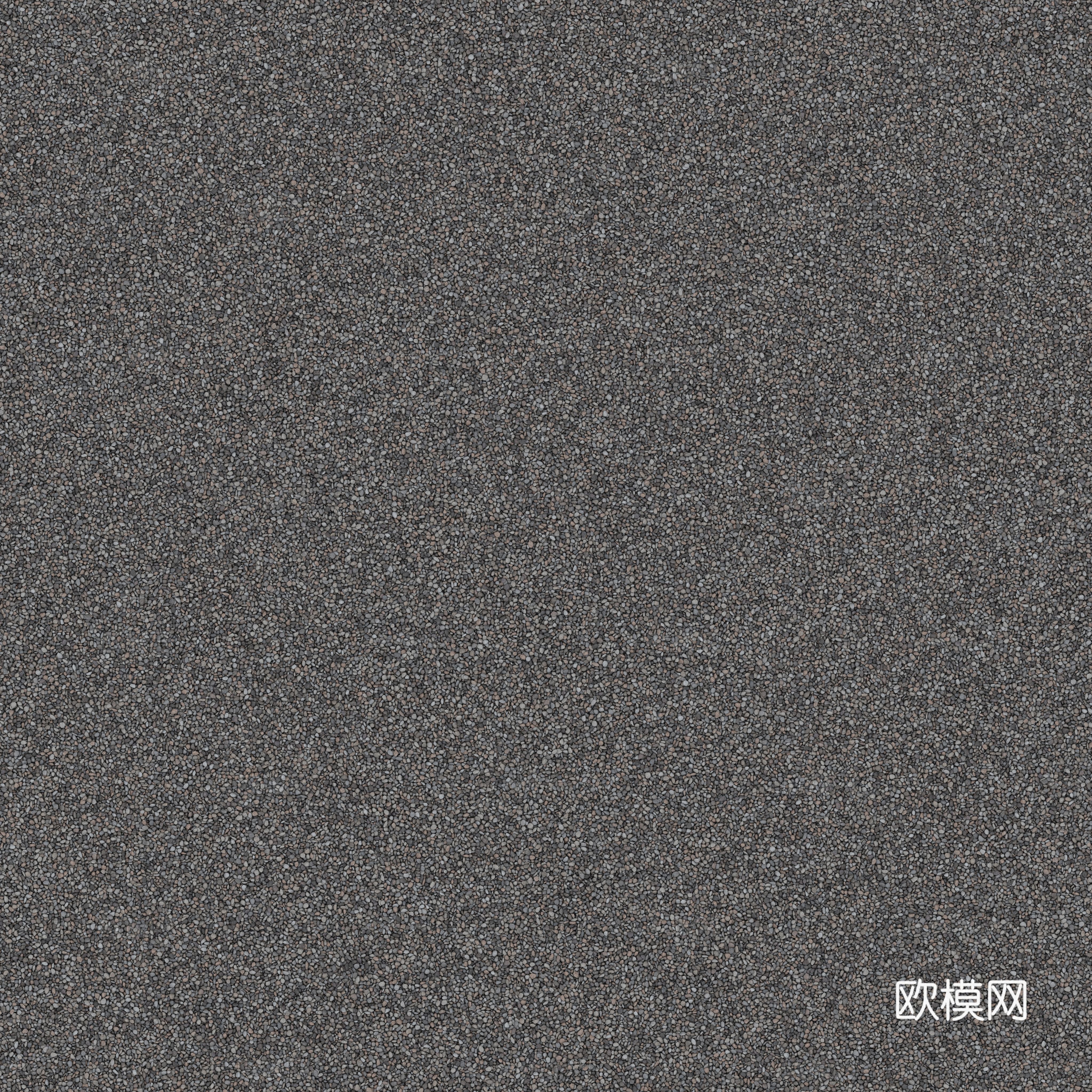 现代砾石地面铺装