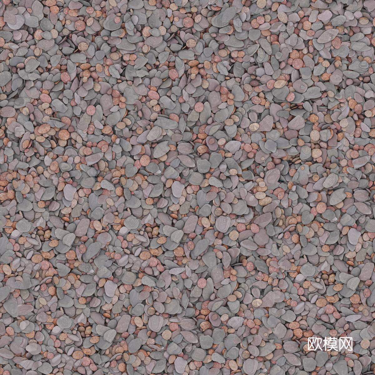 褐色棕色咖色鹅卵石贴图1