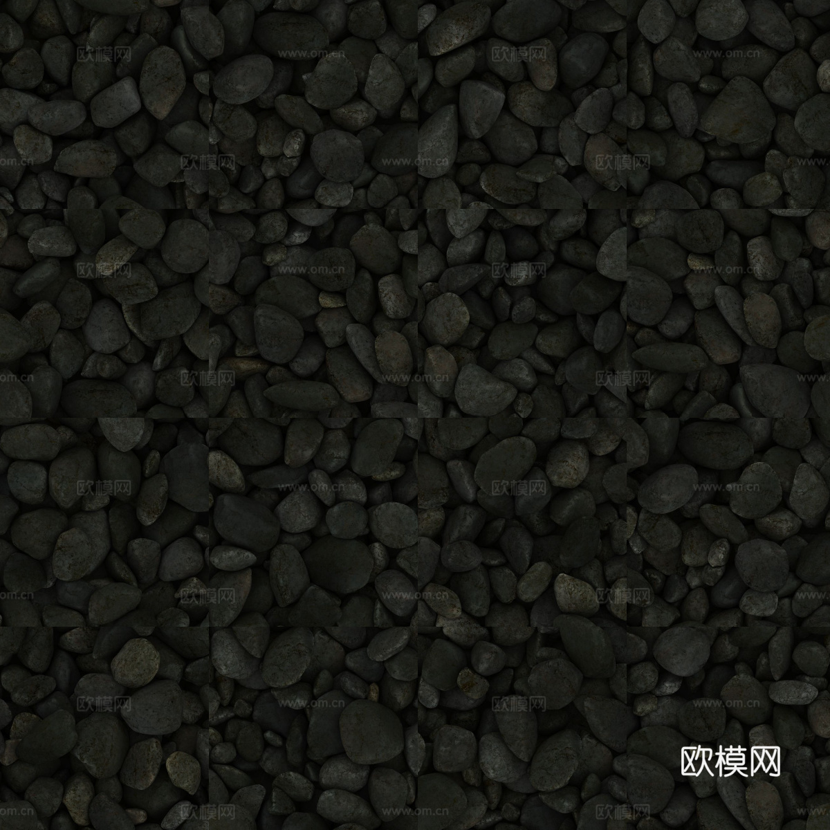 黑色鹅卵石贴图38