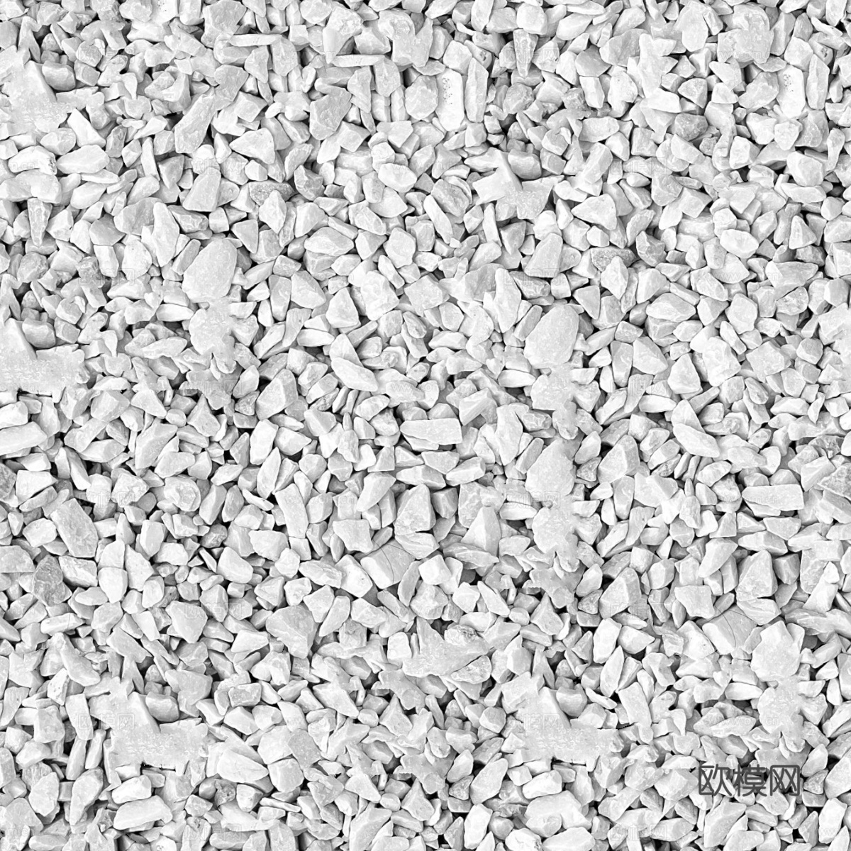 白色碎石砾石15