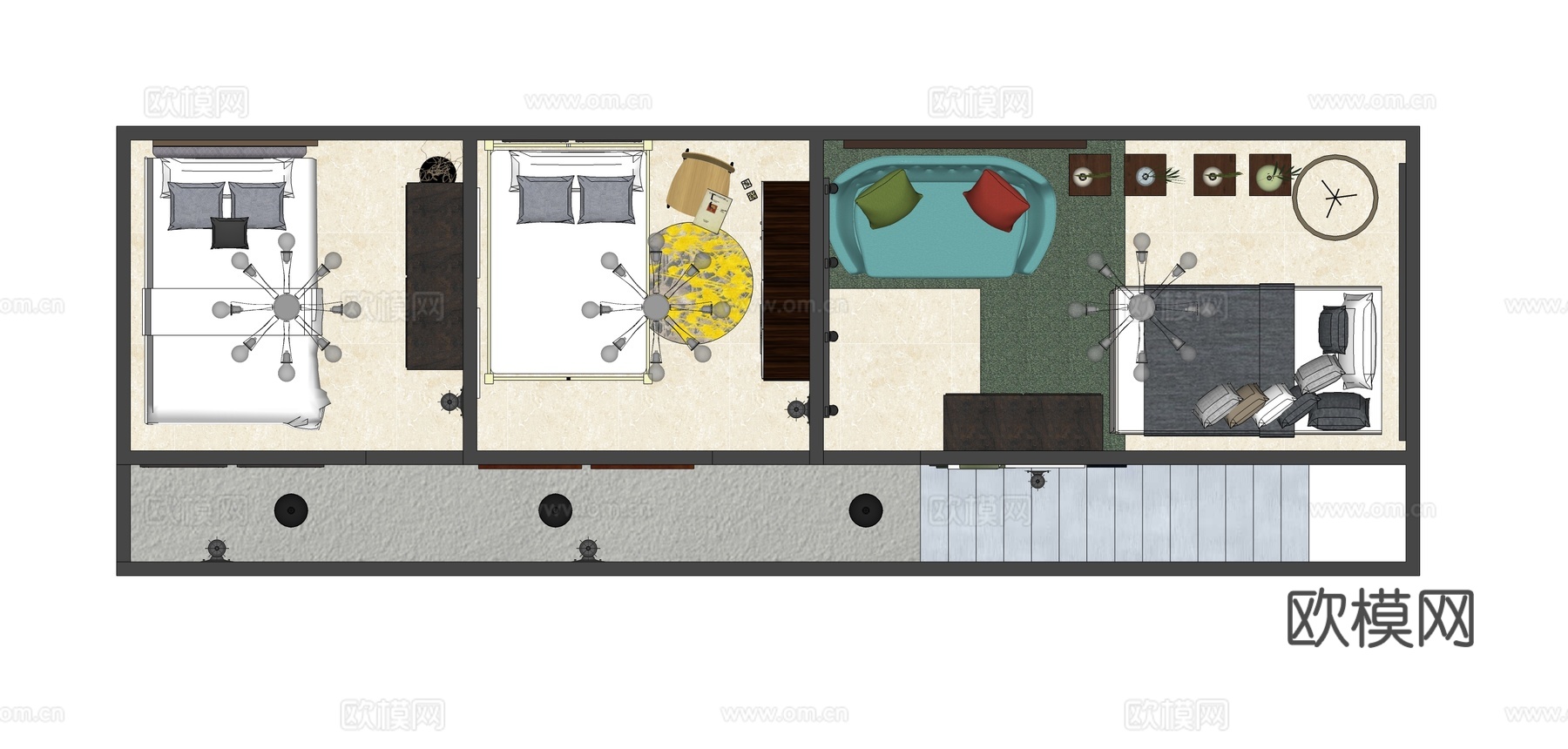 现代集装箱民宿全套图纸cad施工图cad施工图