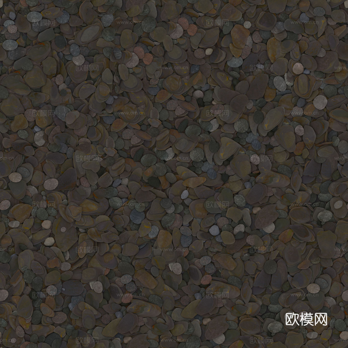 黑色鹅卵石贴图44