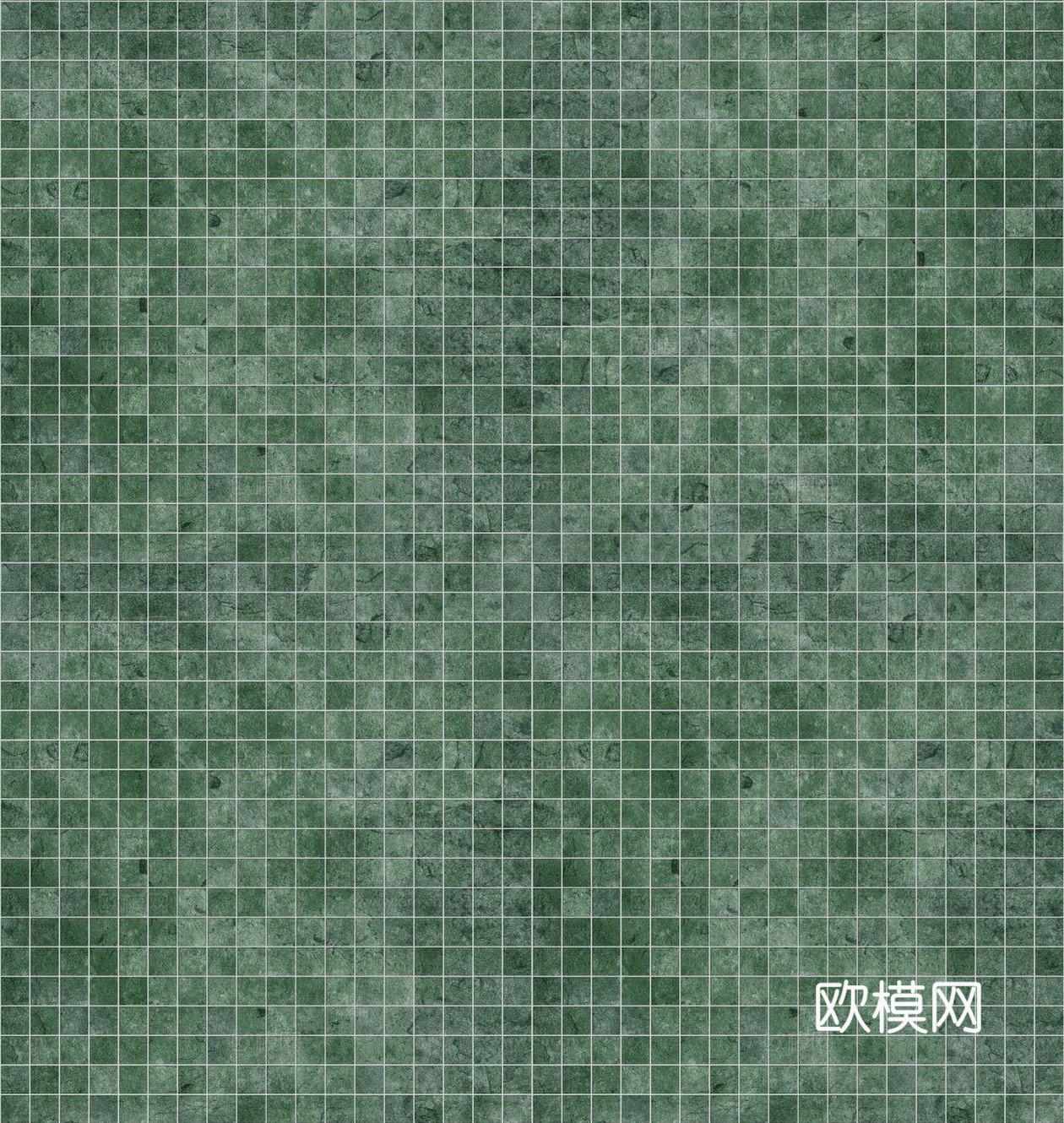 绿色马赛克瓷砖